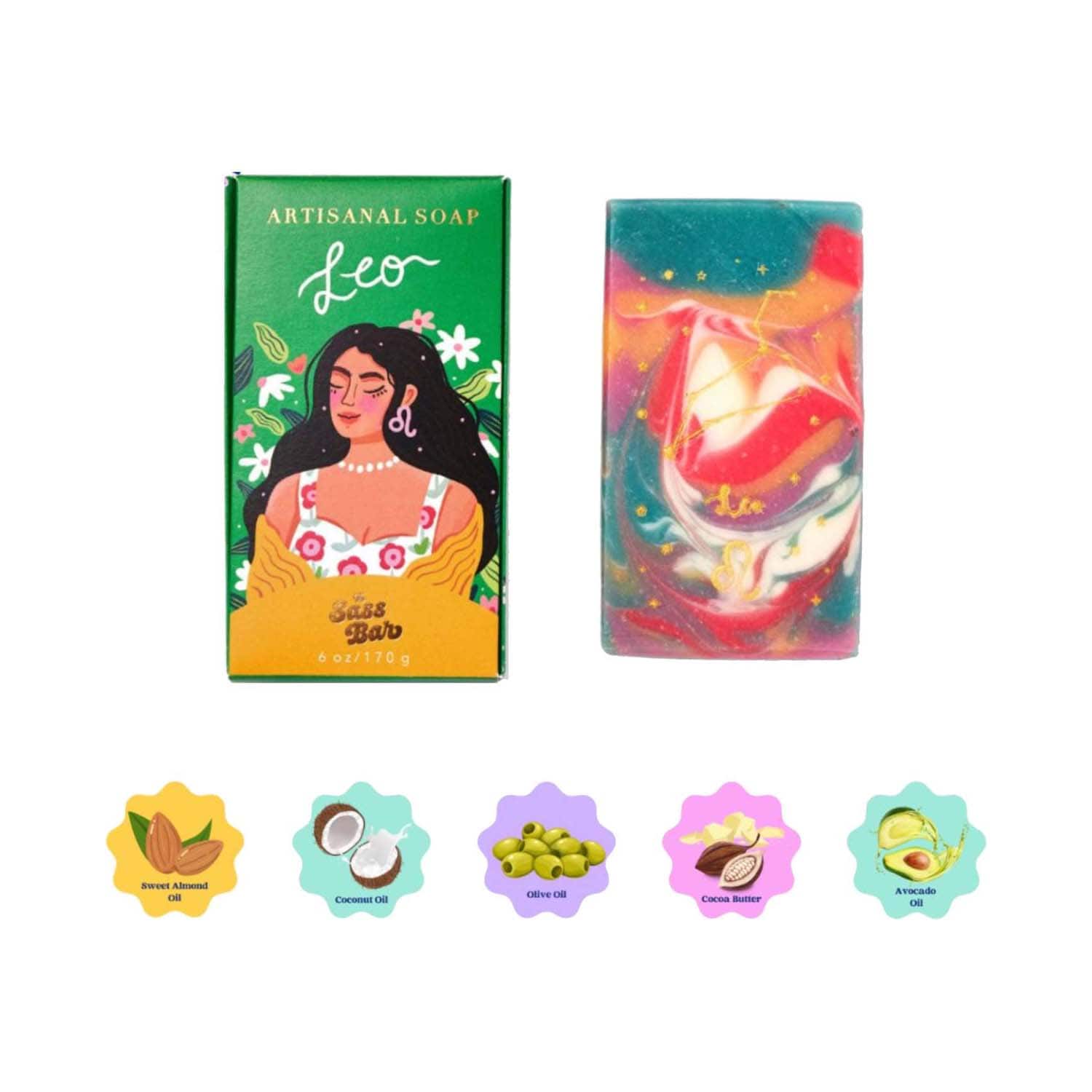 The Sass Bar | The Sass Bar Leo Star Sign Soap (135 g)