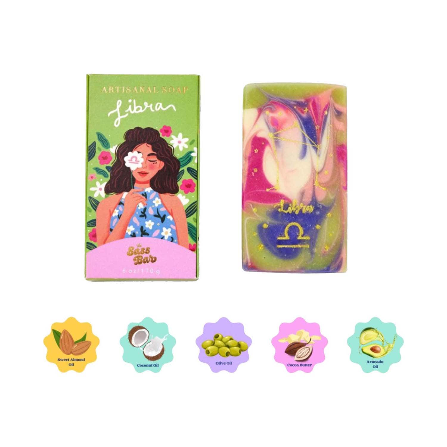 The Sass Bar | The Sass Bar Libra Star Sign Soap (135 g)
