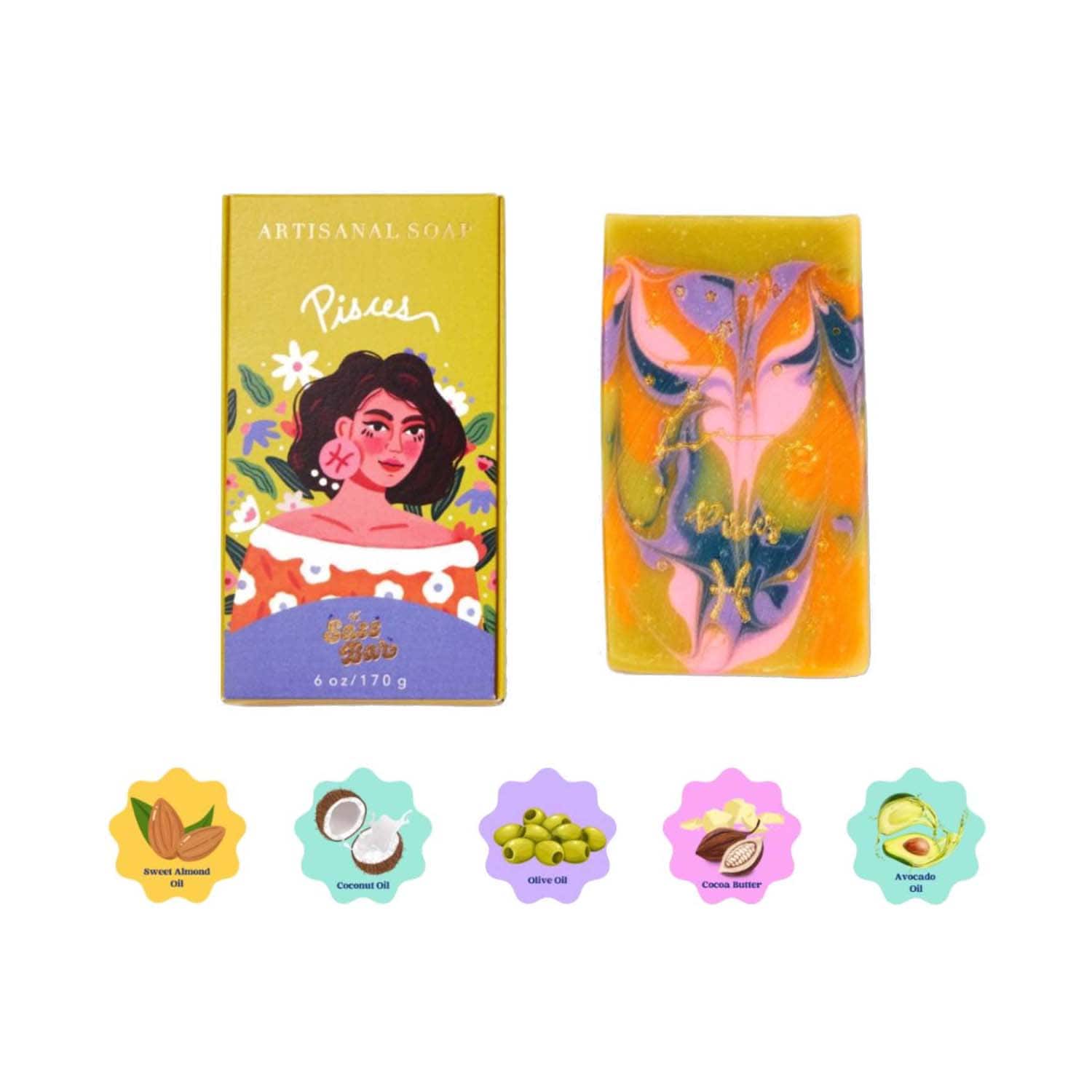 The Sass Bar | The Sass Bar Pisces Star Sign Soap (135 g)