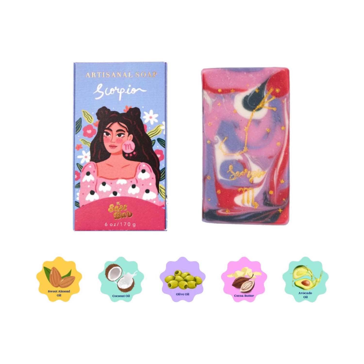 The Sass Bar | The Sass Bar Scorpio Star Sign Soap (135 g)