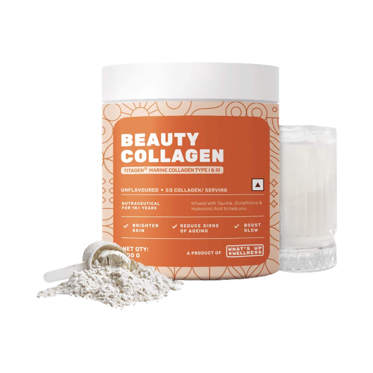 What's Up Wellness | What’s Up Beauty Collagen Powder Spotless Skin Unflavoured (200 g)