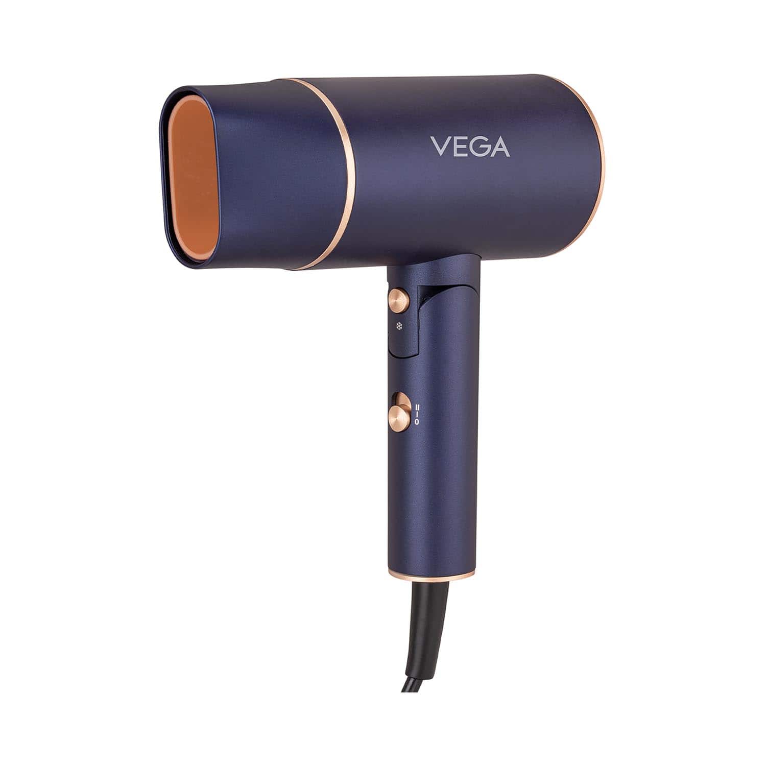 Vega | Vega Ionic 1400W Foldable Hair Dryer with 2 Heat/Speed Settings (VHDH-35)