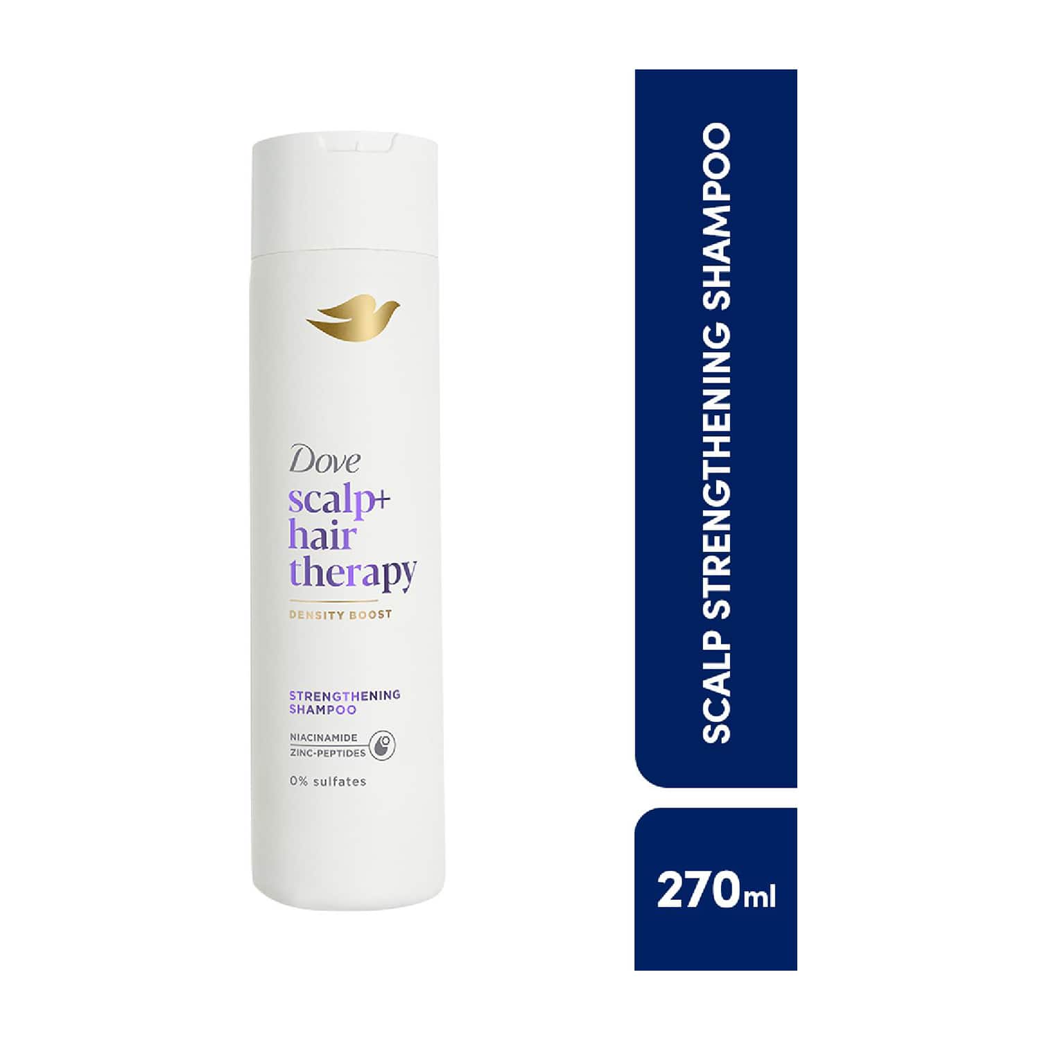 Dove | Dove Scalp+Hair Therapy Sulfate Free Density Boost Strengthening Shampoo (270 ml)