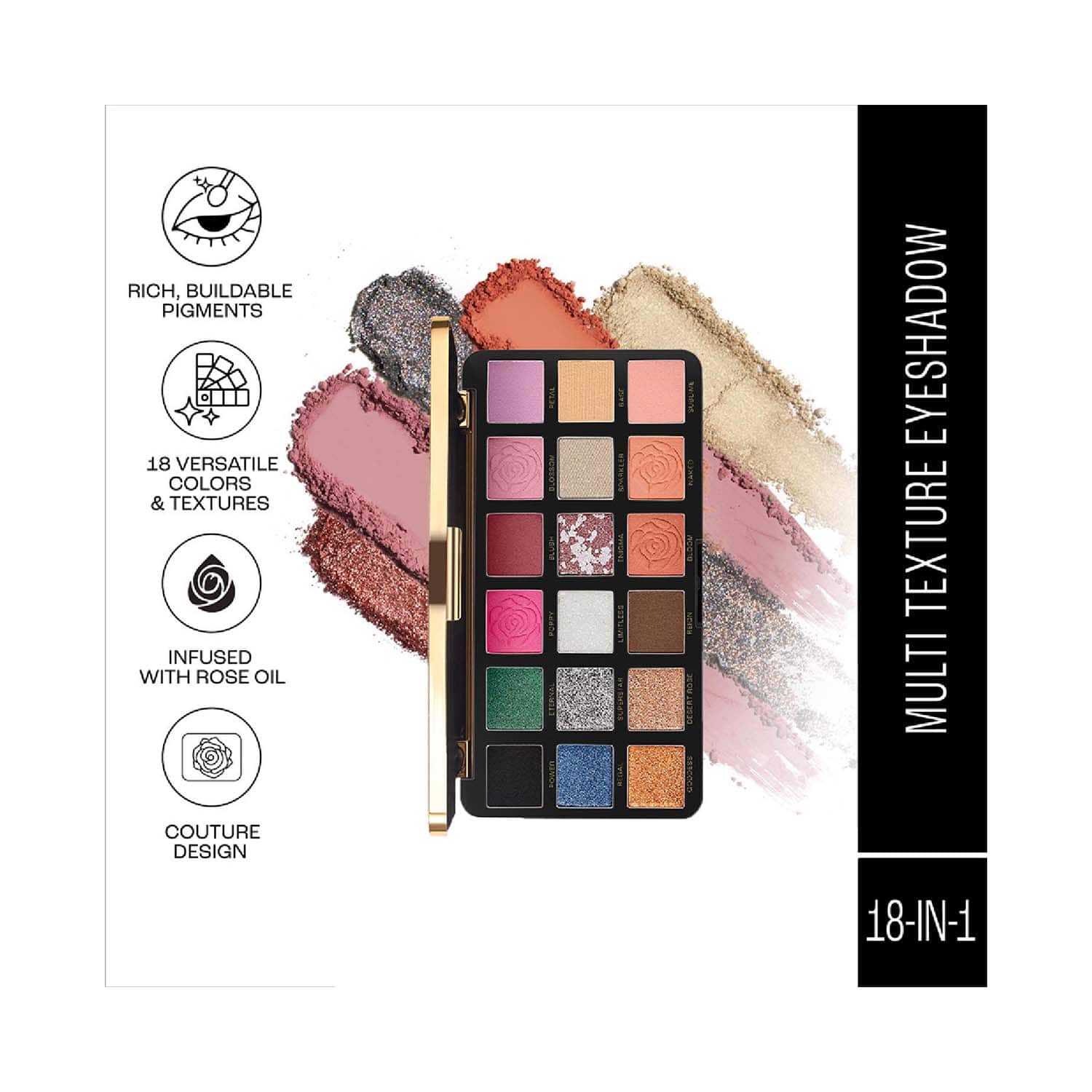 Lakme | Lakme Rouge Bloom Eyeshadow Pro-Palette (27 g)