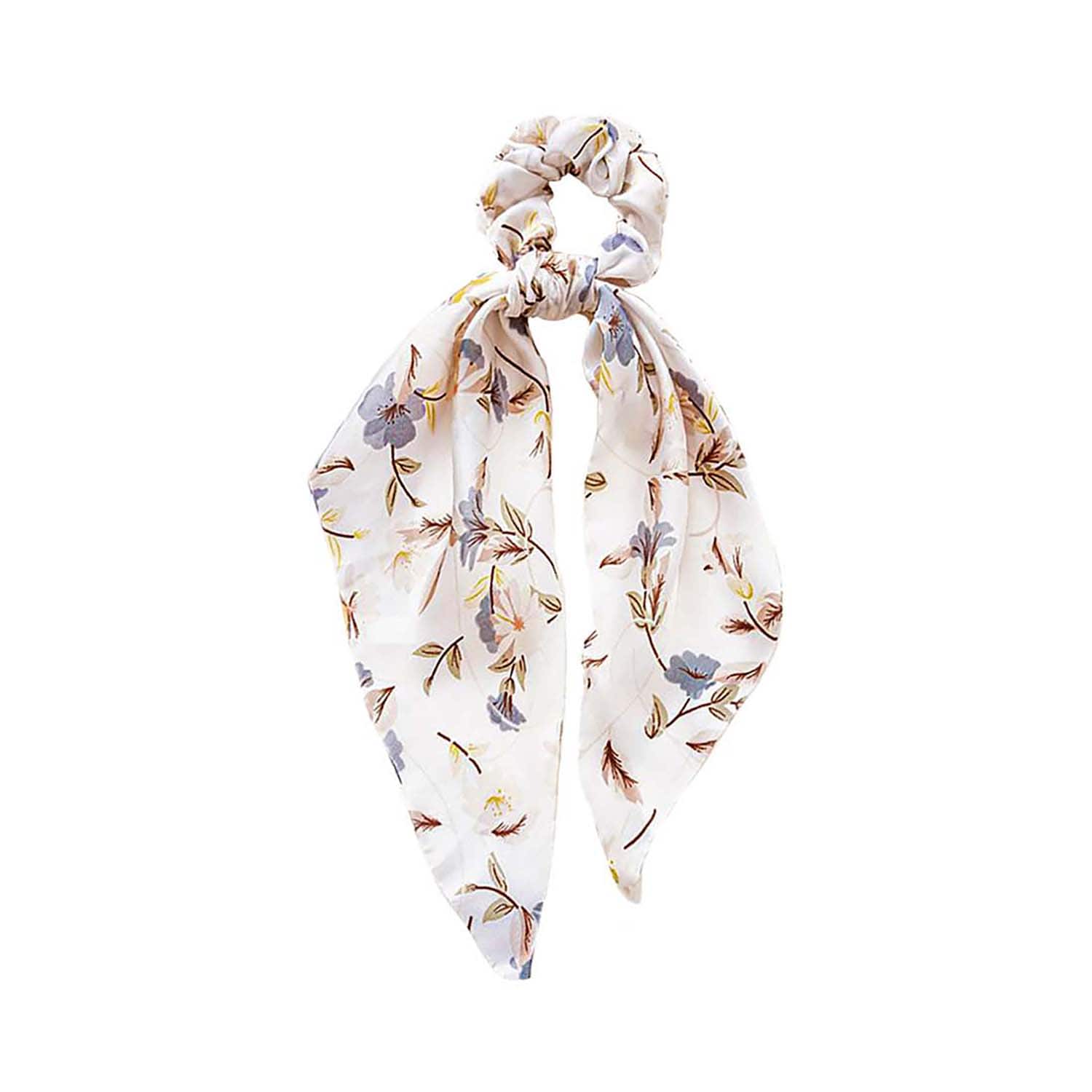 Majestique | Majestique Hair Scarf Printed Satin Elastic Hair Ribbon Hair Ties Bow Scrunchies