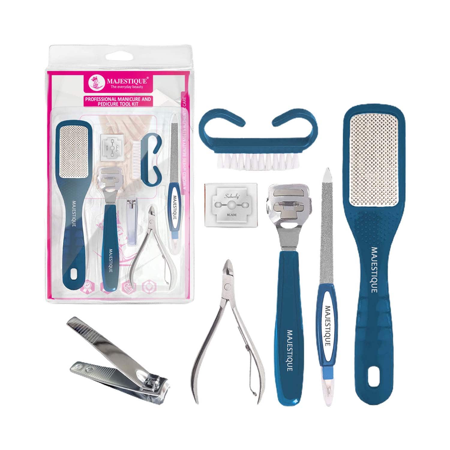 Majestique | Majestique Professional Manicure and Pedicure Tools Kit (7 pcs)