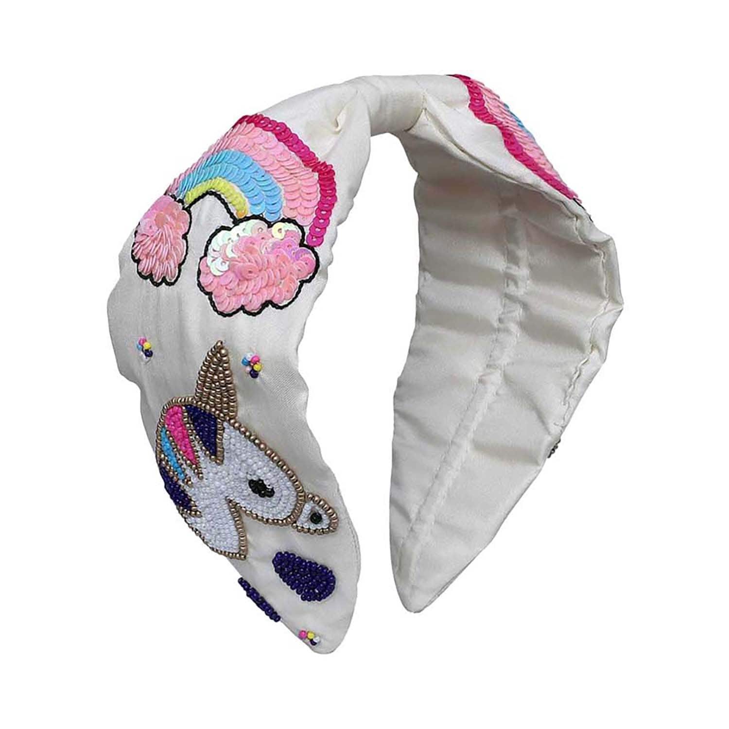 Majestique | Majestique Beaded Embroidery Hand Made Hair Band