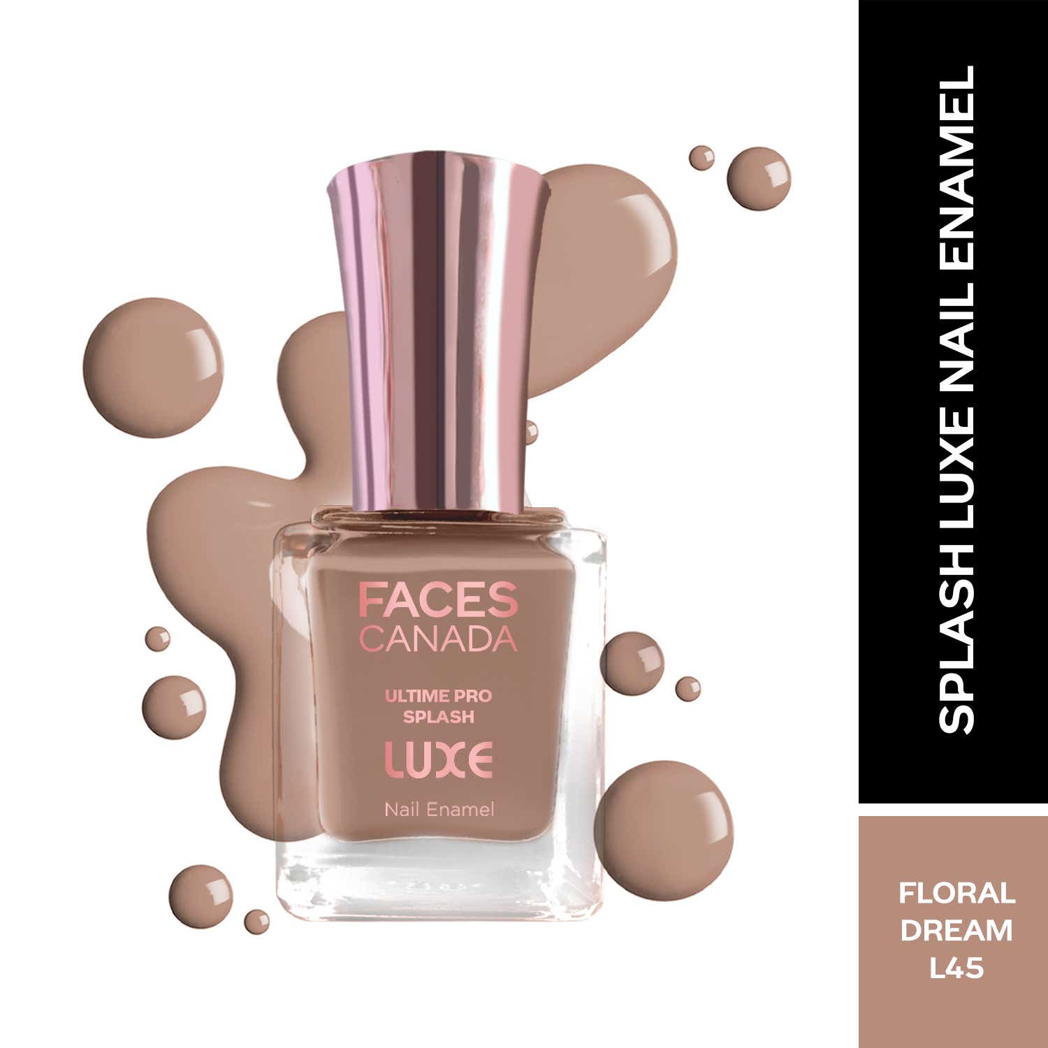 Faces Canada | Faces Canada Ultime Pro Splash Luxe Nail Enamel Glossy Finish - Floral Dream L45 (12 ml)