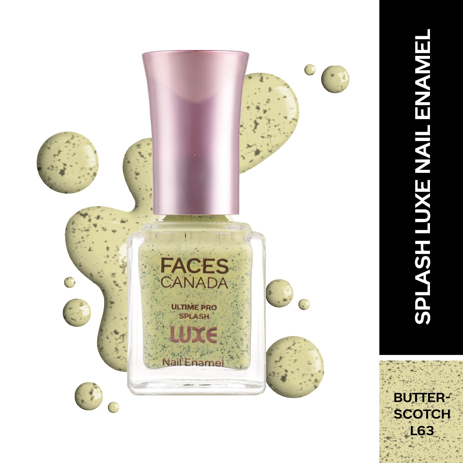 Faces Canada | Faces Canada Ultime Pro Splash Luxe Nail Enamel Glossy Finish - Butterscotch L63 (12 ml)
