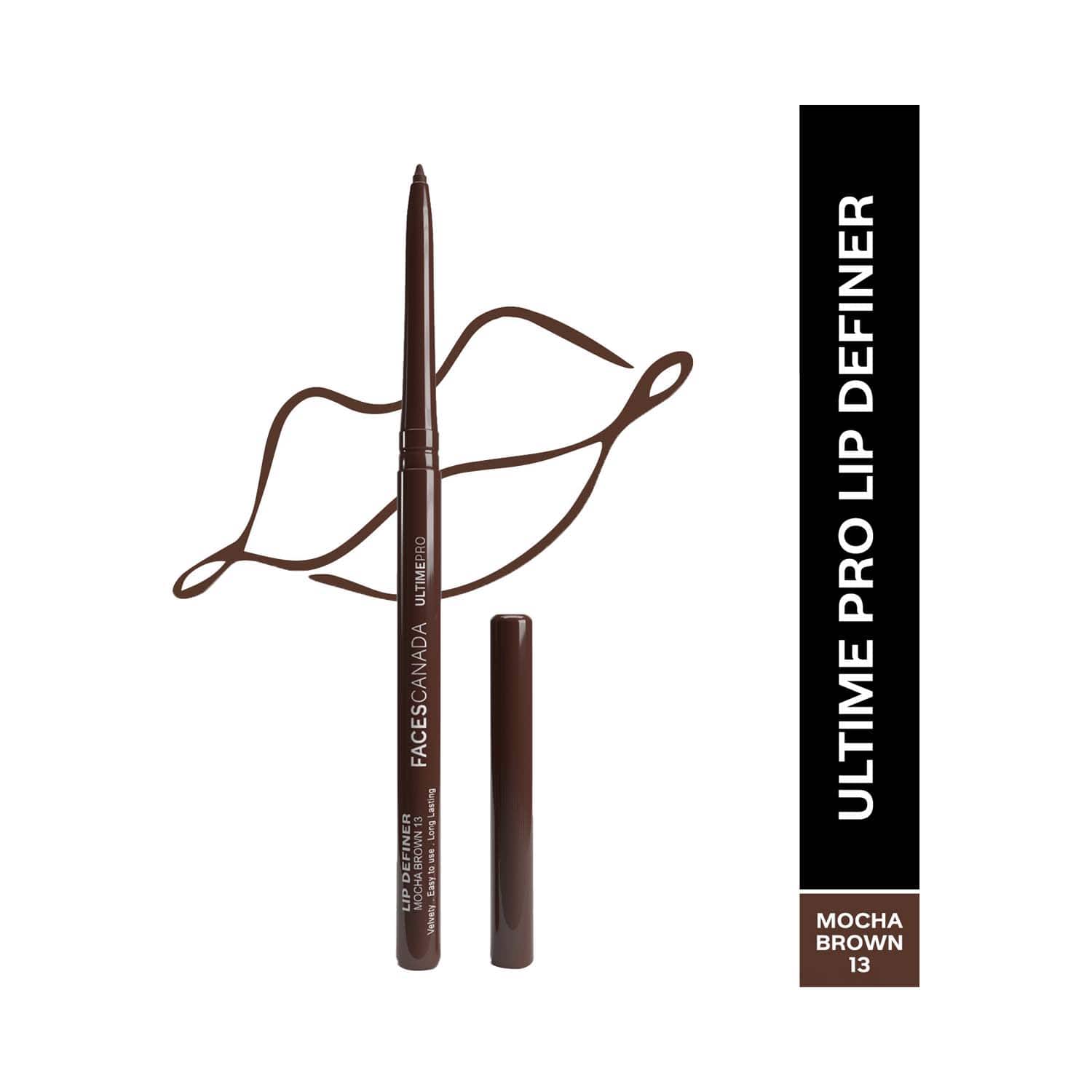 Faces Canada | Faces Canada Ultime Pro Lip Definer Waterproof & Smudgeproof - Mocha Brown 13 (0.35 g)