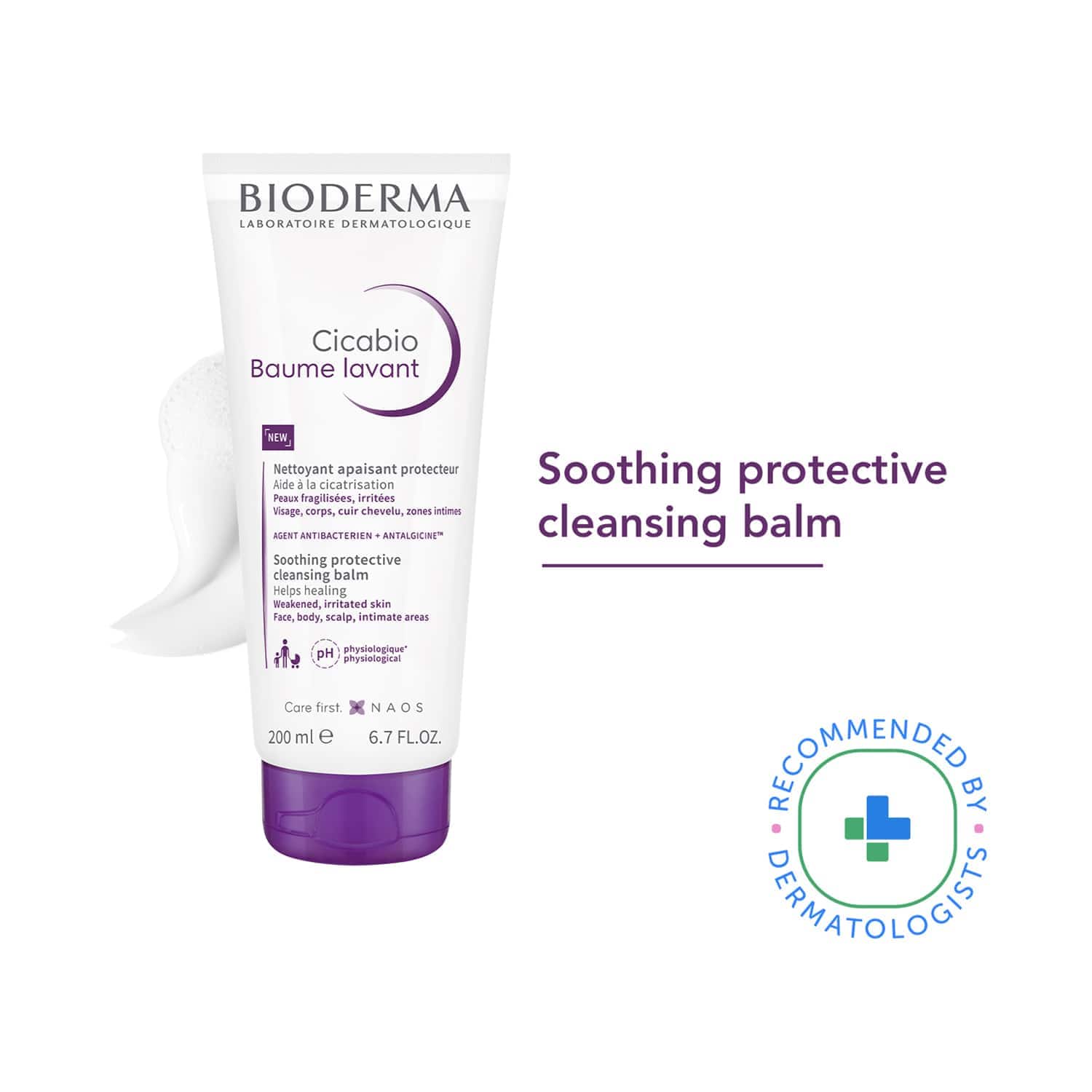 Bioderma | Bioderma Cicabio Baume Lavant For Weakened And Irritated Skin (200 ml)