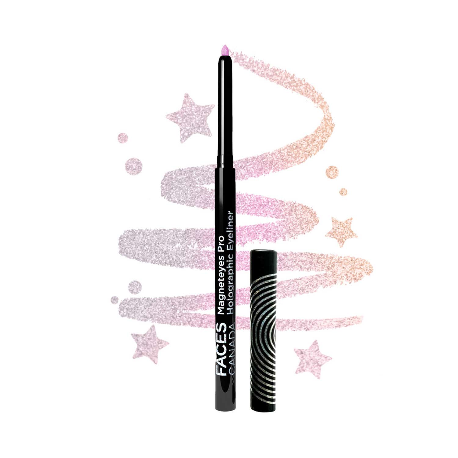 Faces Canada | Faces Canada Magneteyes Pro Holographic Eyeliner Waterproof - Confetti Sparkles 01 (0.25 g)