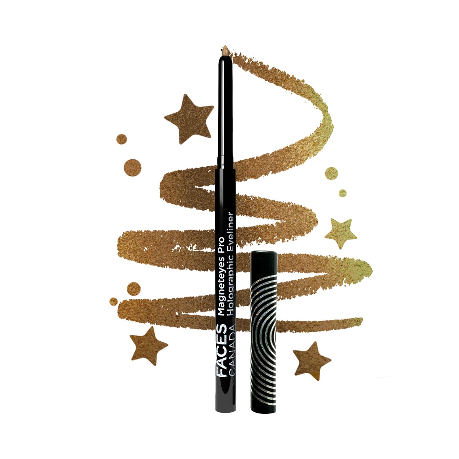 Faces Canada | Faces Canada Magneteyes Pro Holographic Eyeliner Waterproof - Earthy Wonder 04 (0.25 g)