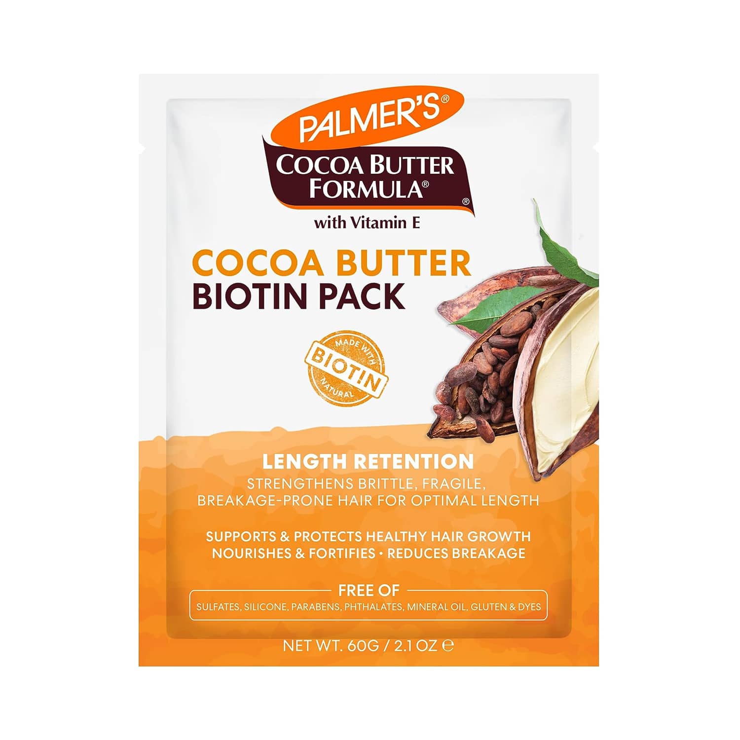 Palmer's | Palmer's Cocoa Butter & Biotin Length Retention Biotin Pack (60 g)