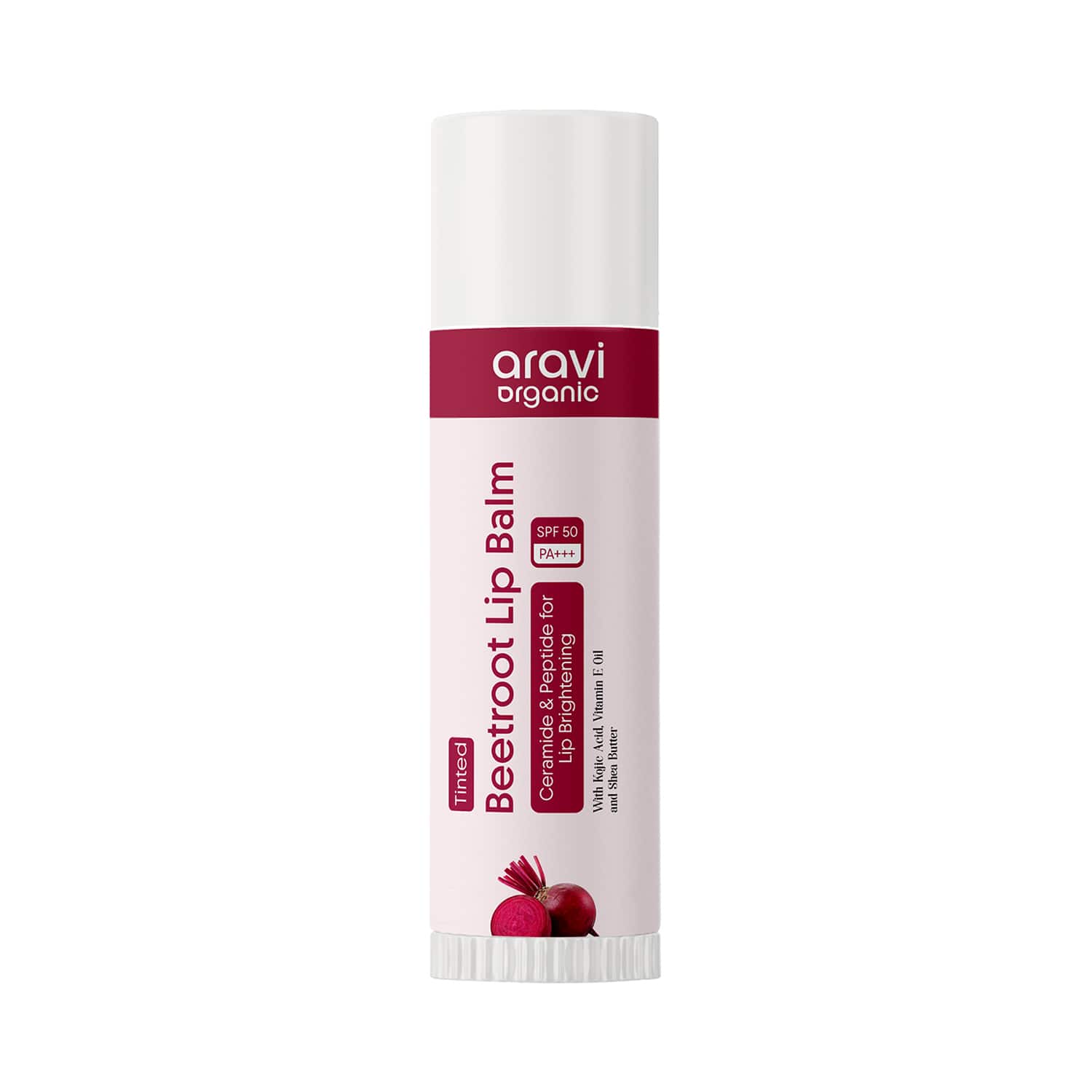 Aravi Organic | Aravi Organic Lip Glowy Balm With SPF 50 PA+++ - Kojic Acid & Ceramide (5 g)
