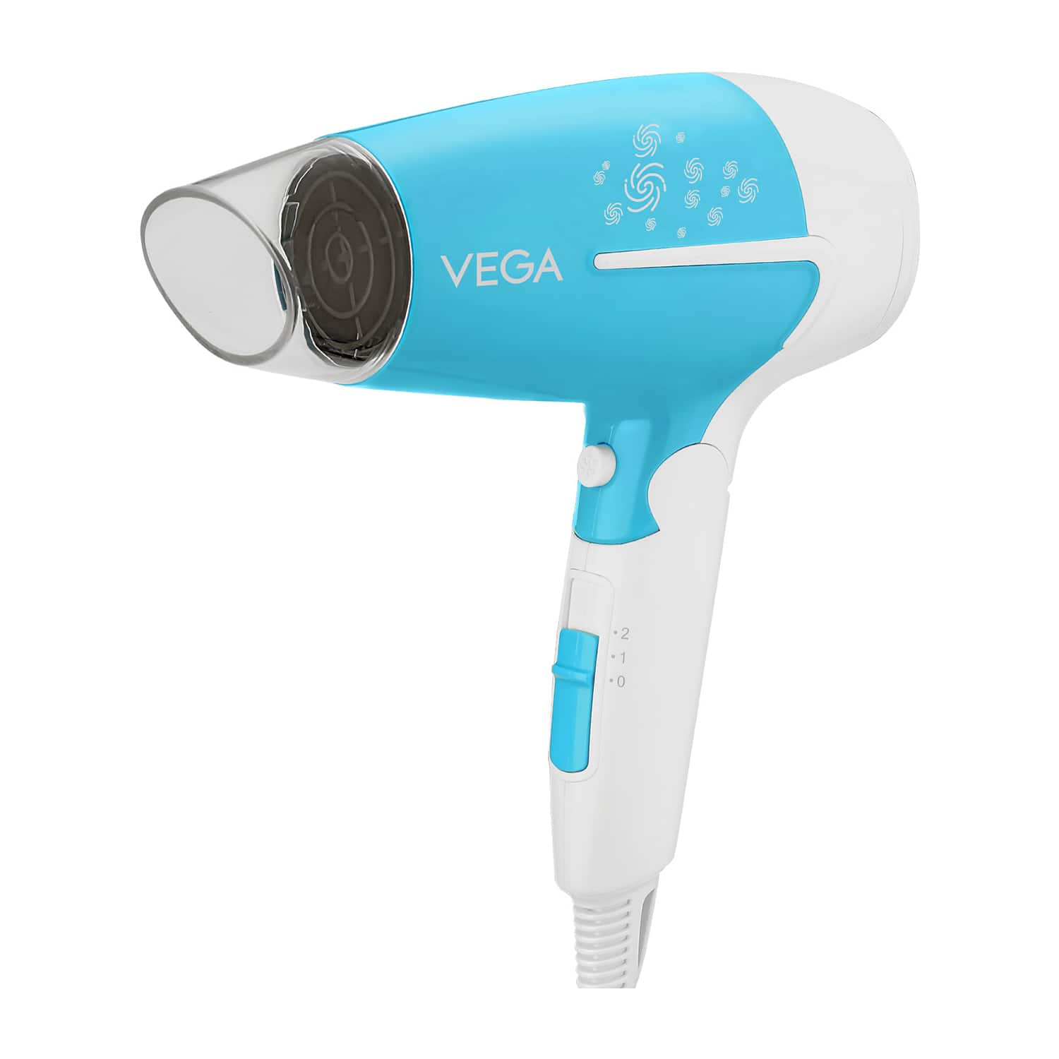 Vega | Vega U Style 1600W Foldable Hair Dryer For Women & Men With 2 Speed/3 Heat Settings, (VHDH-32)