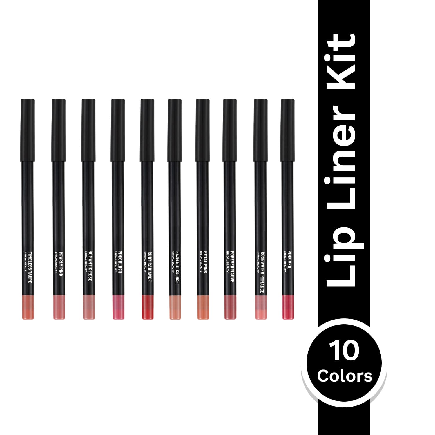 PAC | PAC 24H Bridal Lip Liner Kit (10 colors) (10 pcs)
