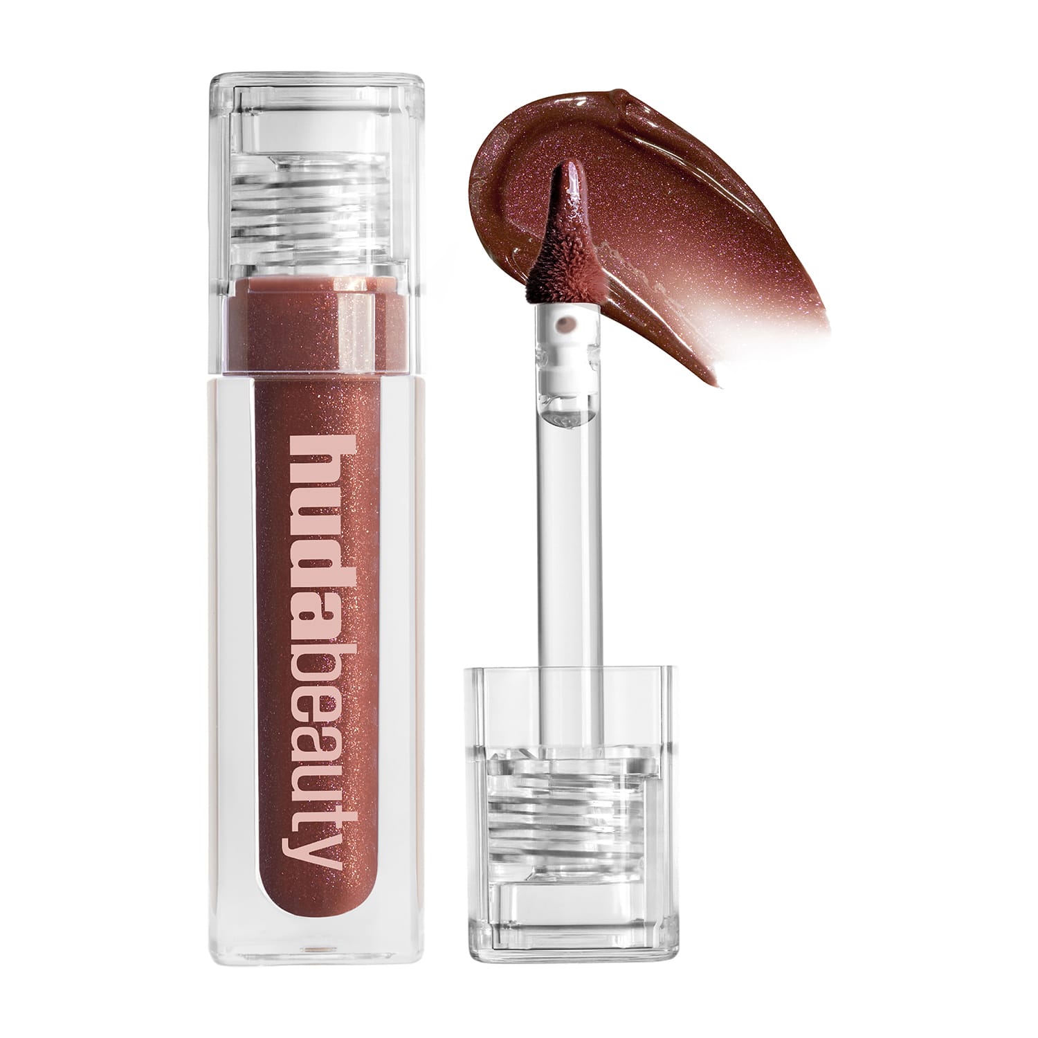 Huda Beauty | Huda Beauty Faux Filler Extra Shine Lip Gloss- Icy Nude She Fire (3.9 ml)
