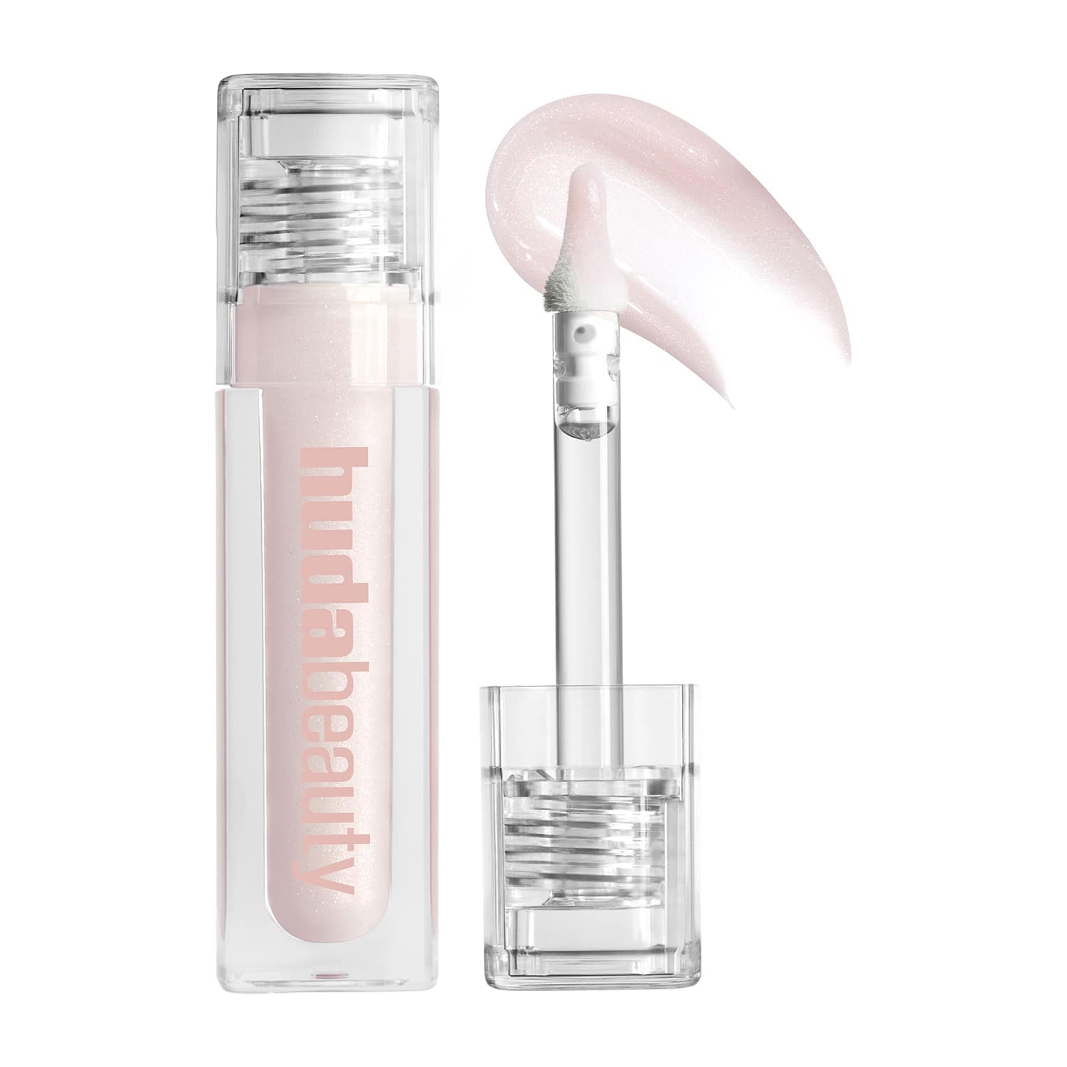 Huda Beauty | Huda Beauty Faux Filler Extra Shine Lip Gloss - Icy Nude She Glitzy (3.9 ml)