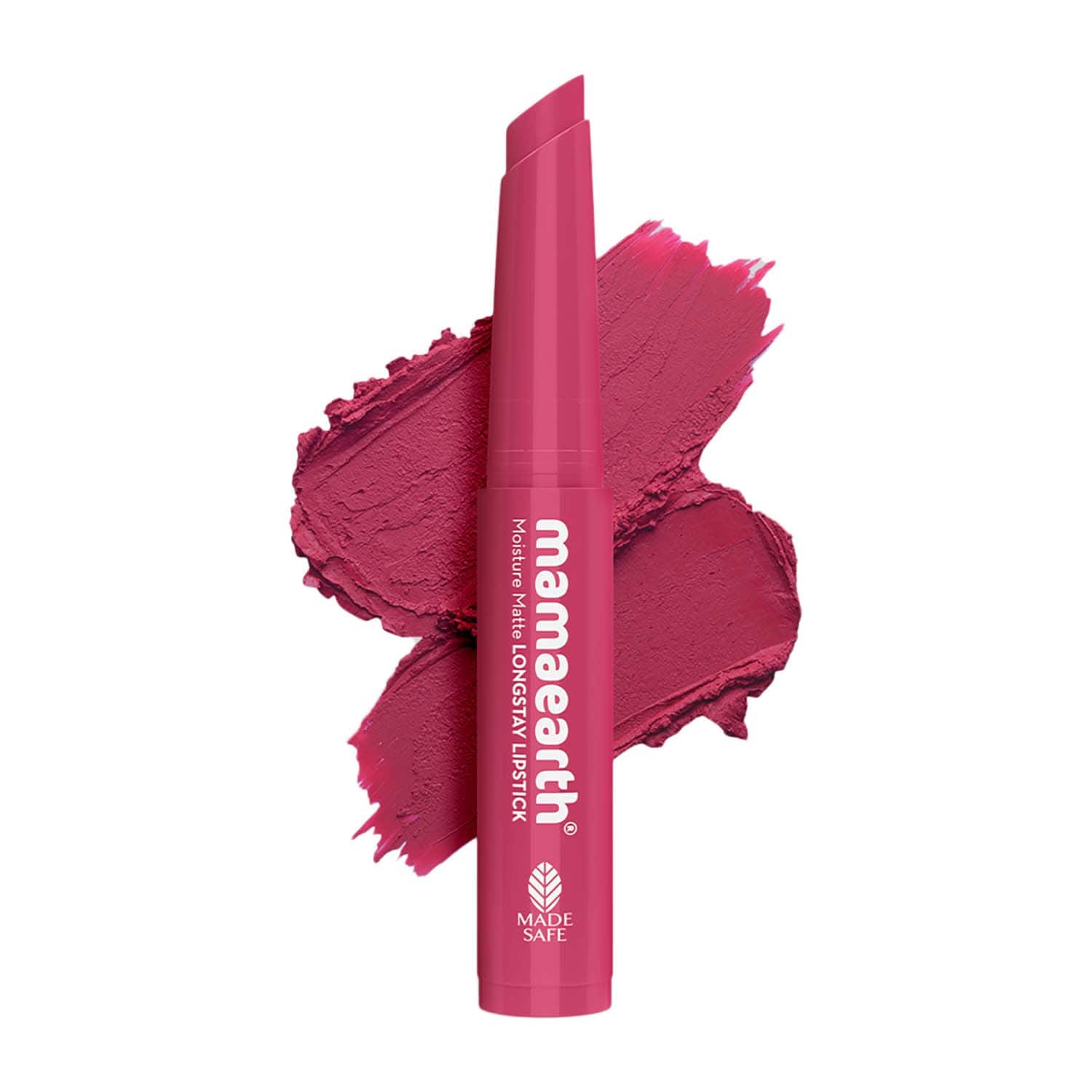 Mamaearth | Mamaearth Moisture Matte Longstay Lipstick - 03 Candyfloss Pink (0.7 g)