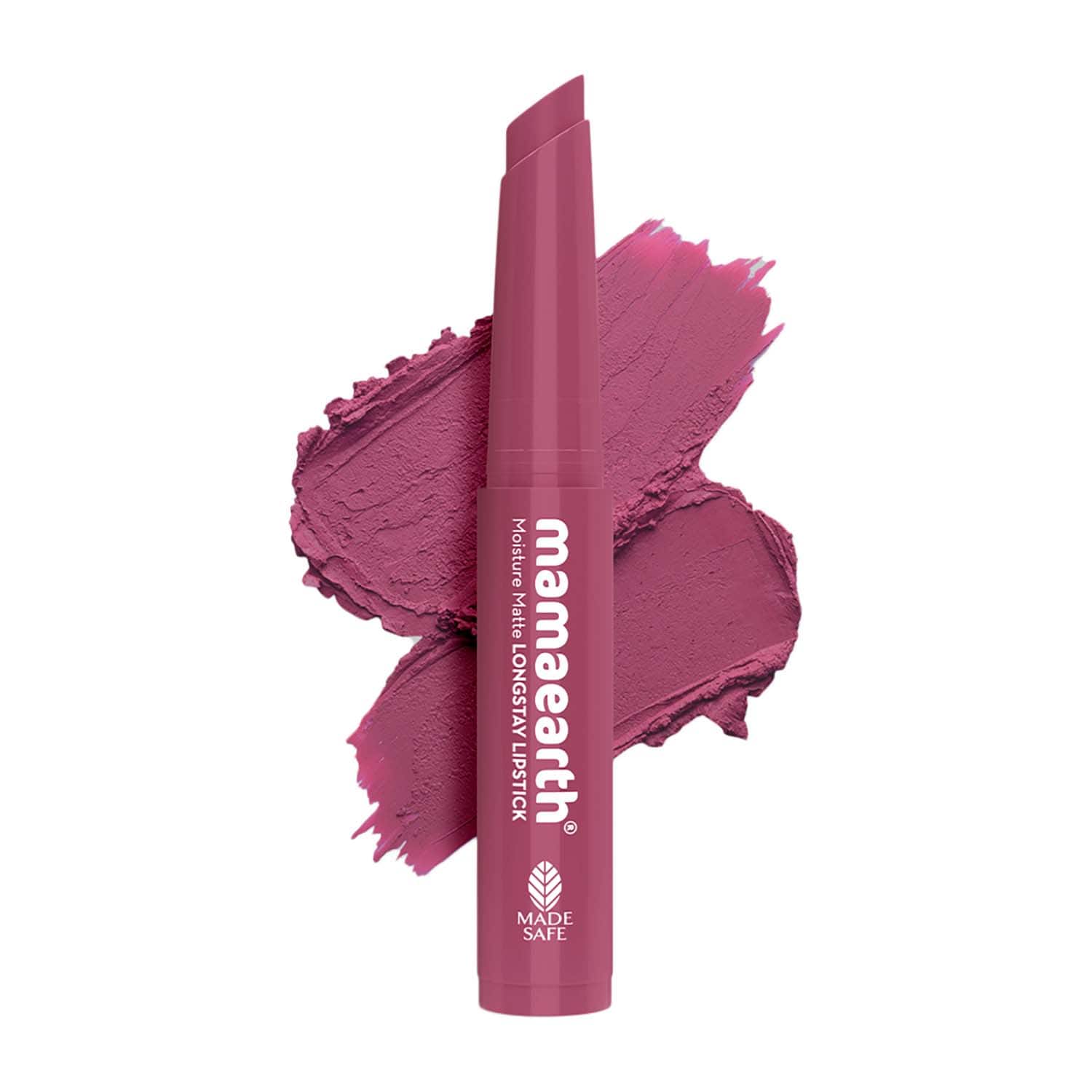 Mamaearth | Mamaearth Moisture Matte Longstay Lipstick - 07 Raspberry Scarlet (0.7 g)