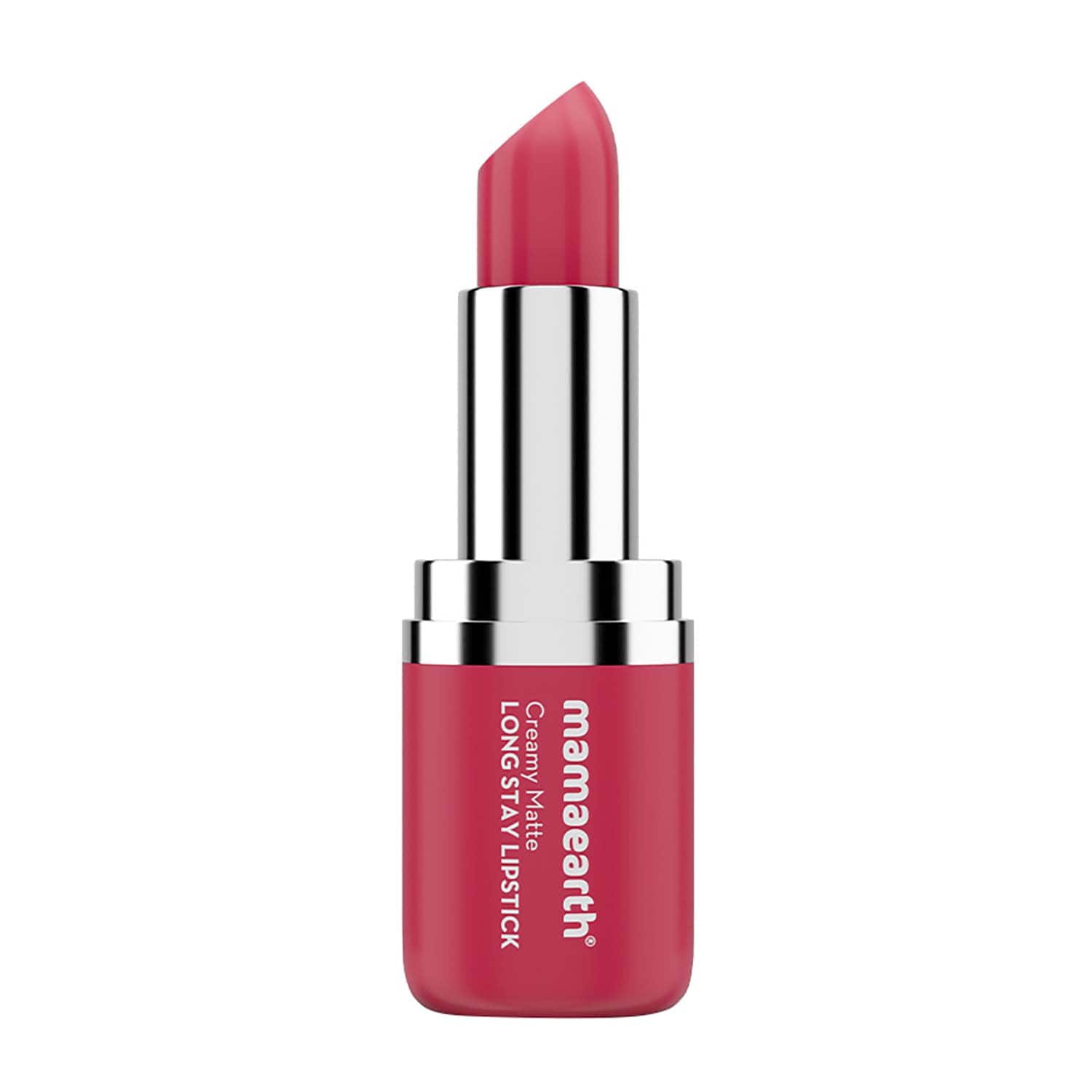Mamaearth | Mamaearth Creamy Matte Long Stay Lipstick with Murumuru Butter and Vitamin E - Rosewood Pink (4.2 g)