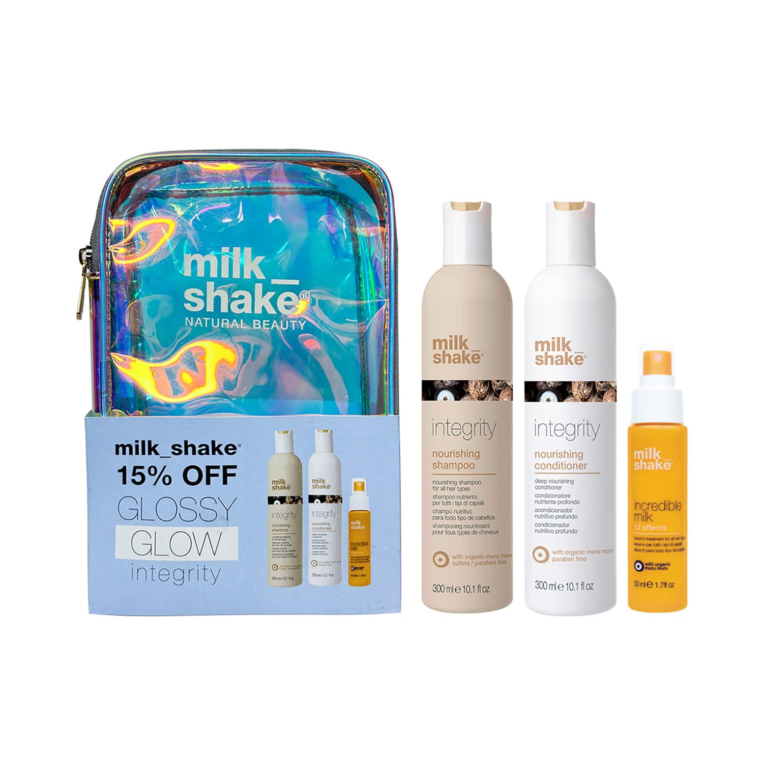 Milk Shake | Milk Shake Integrity Glossy Glow Kit With Free Glow Pouch (4 pcs)