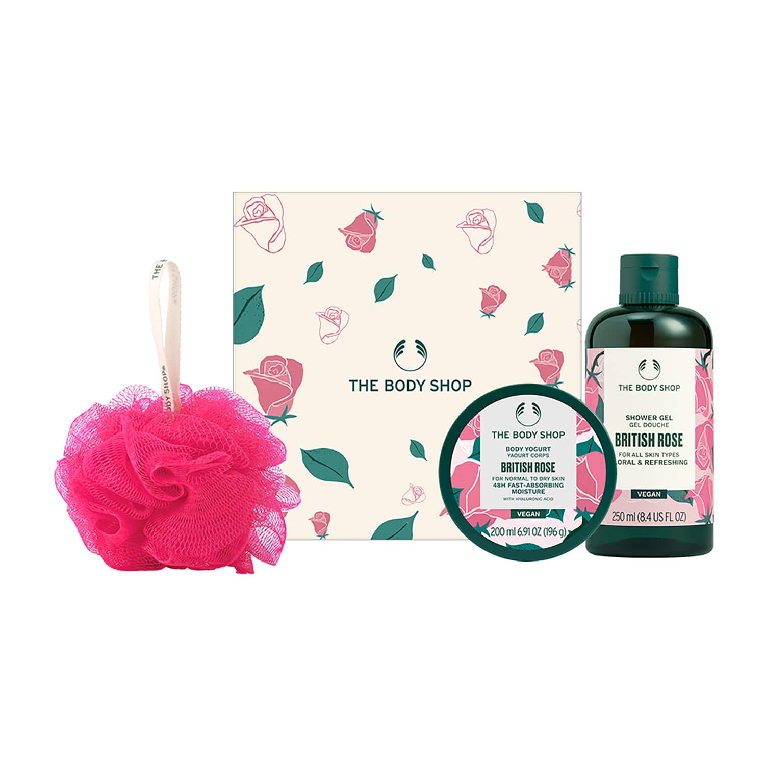 The Body Shop | The Body Shop Gift British Rose Showering Delight (3 pcs)