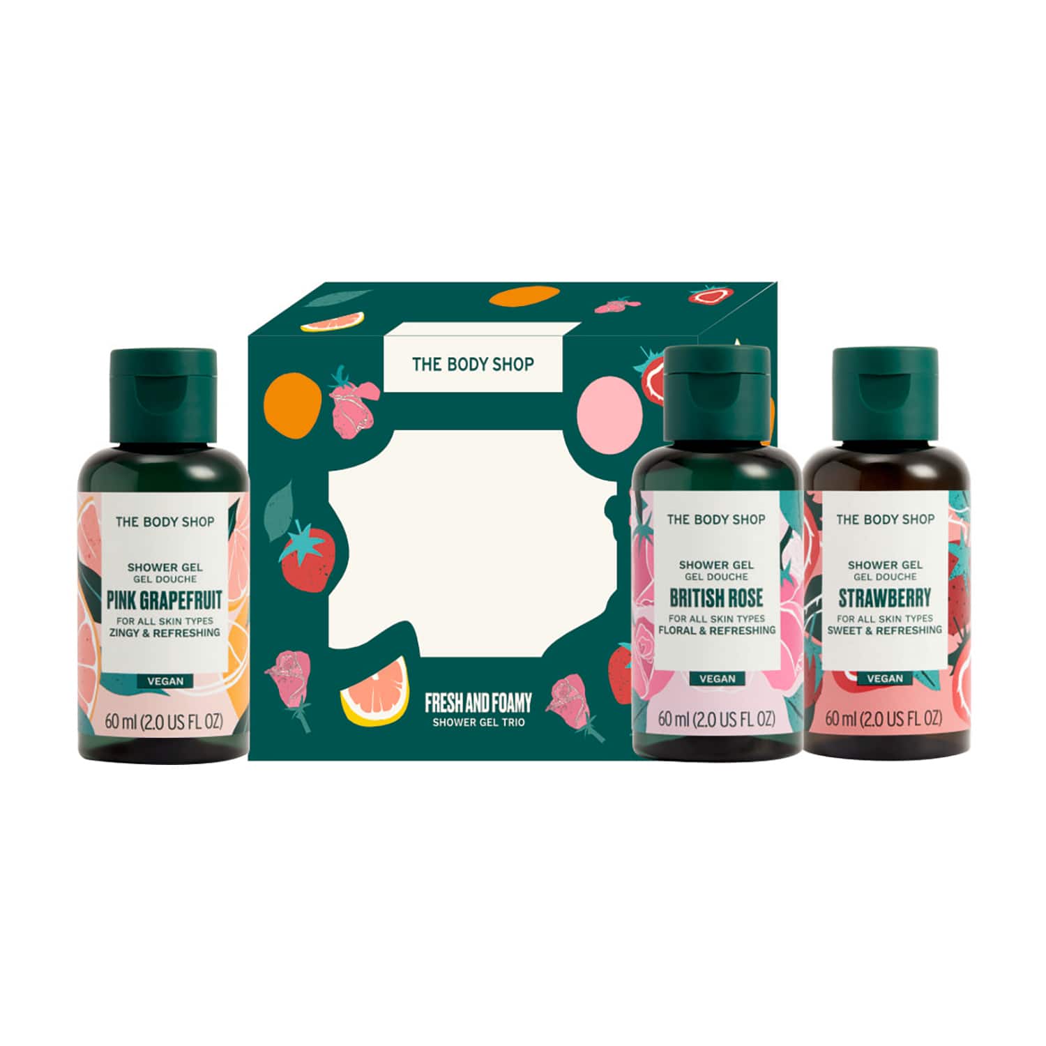 The Body Shop | The Body Shop Gift Fresh and Foamy Shower Gel Trio (3 pcs)