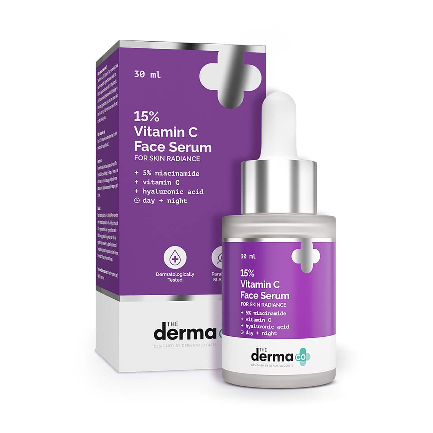 The Derma Co | The Derma Co 15% Vitamin C Face Serum For Skin Radiance (30 ml)