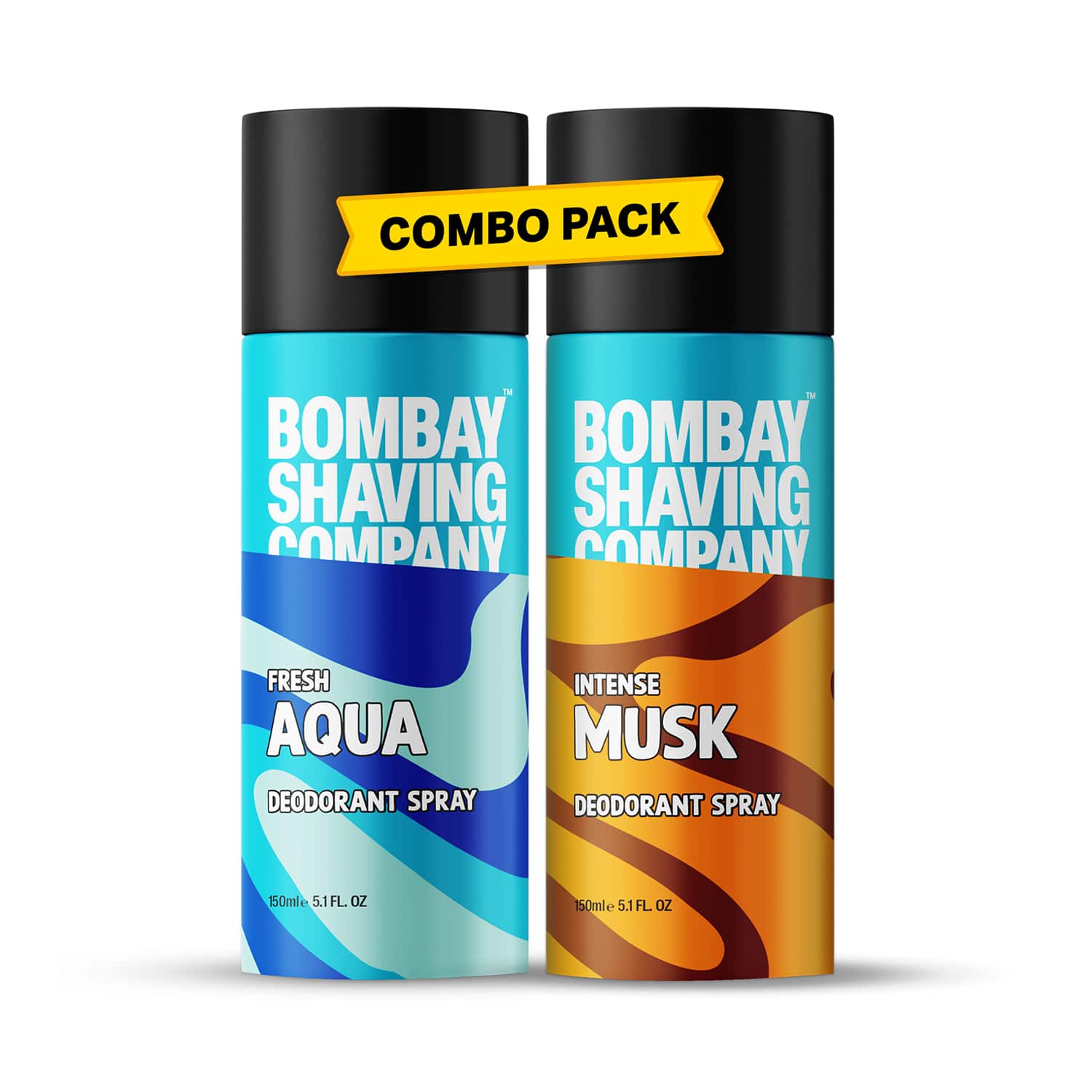 Bombay Shaving Company | Bombay Shaving Company Aqua & Musk Combo Deodorant Spray for Men (2 pcs)
