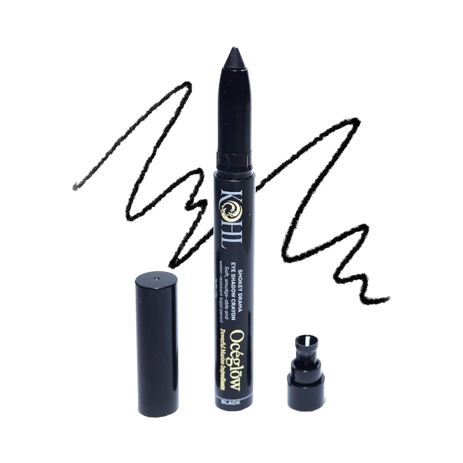Oceglow | Oceglow Smoky Drama Matte Kajal Pencil - Black (1.8 g)
