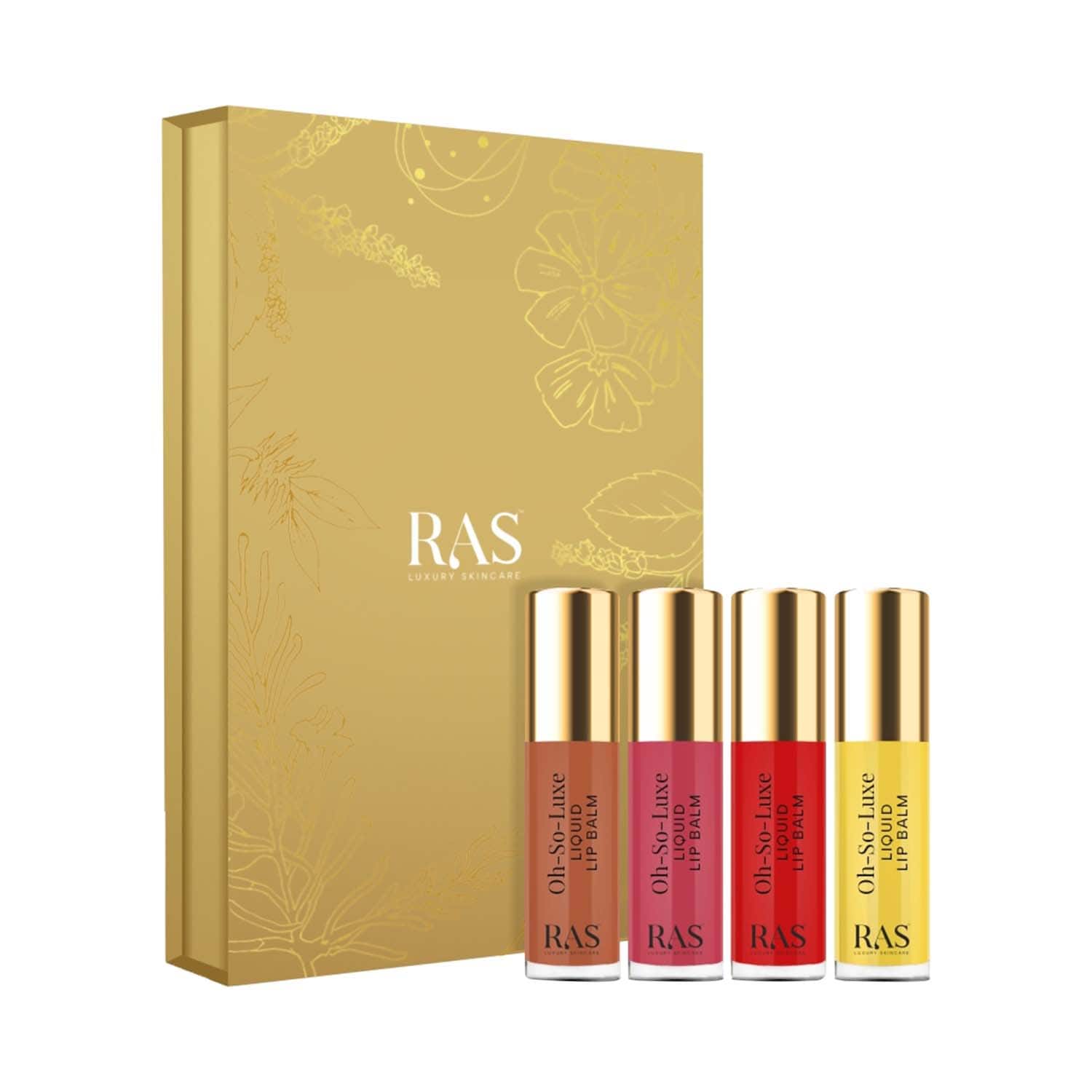 Ras Luxury Skincare | Ras Luxury Skincare Tinted Lip Balm Miniature Set (4 pcs)