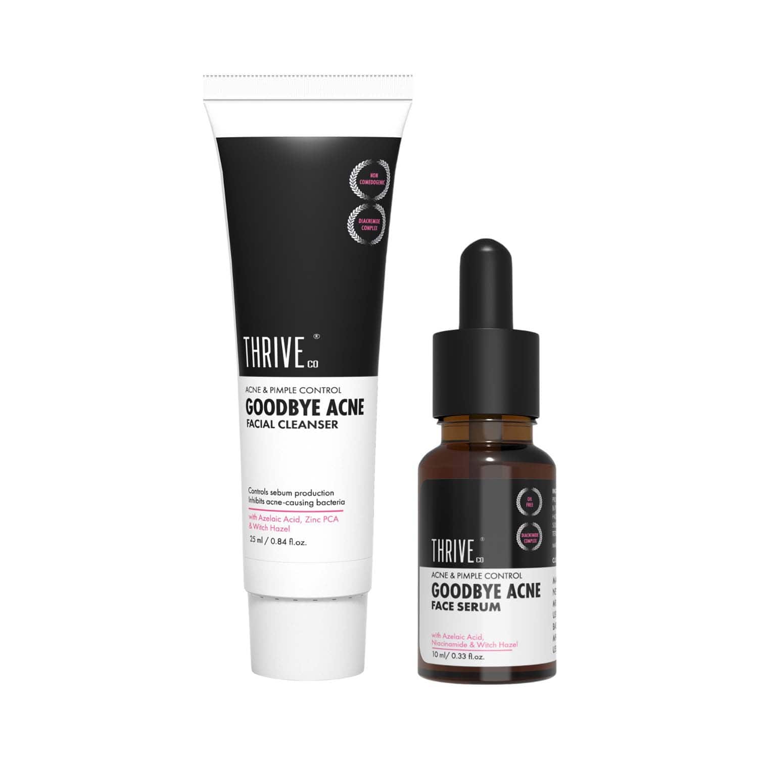 Thriveco | ThriveCo Goodbye Acne Kit Serum And Face Cleanser (2 pcs)