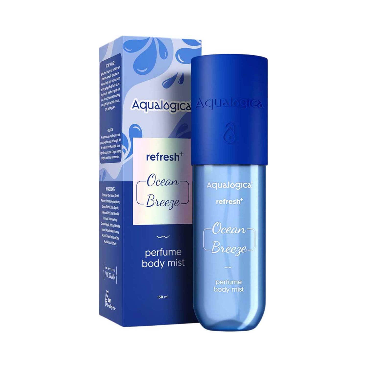 Aqualogica | Aqualogica Refresh + Ocean Breeze Perfume Body Mist (150 ml)