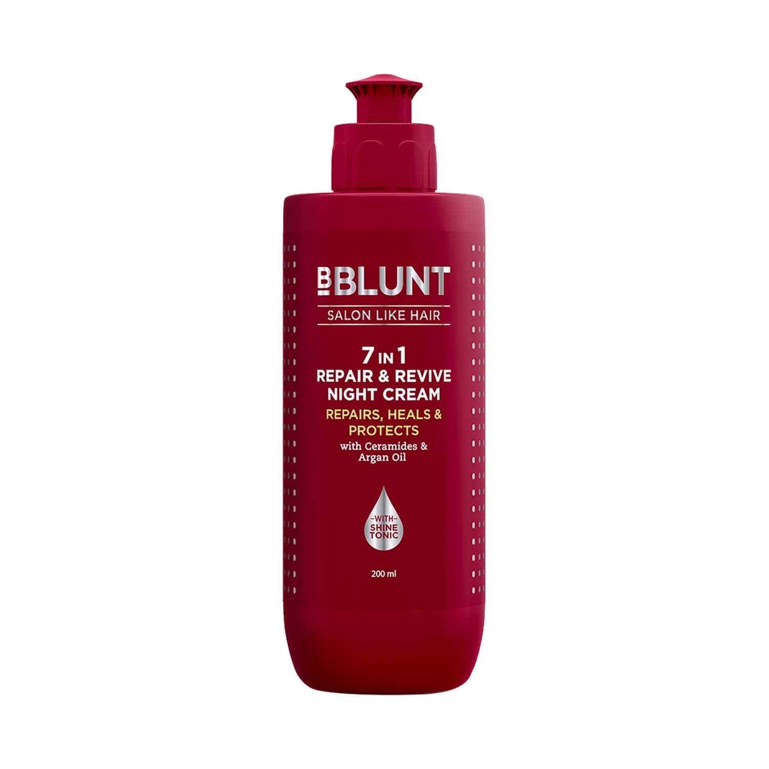 BBlunt | BBlunt 7 In 1 Repair & Revive Night Cream to Heal & Protect Hair Overnight (200 ml)