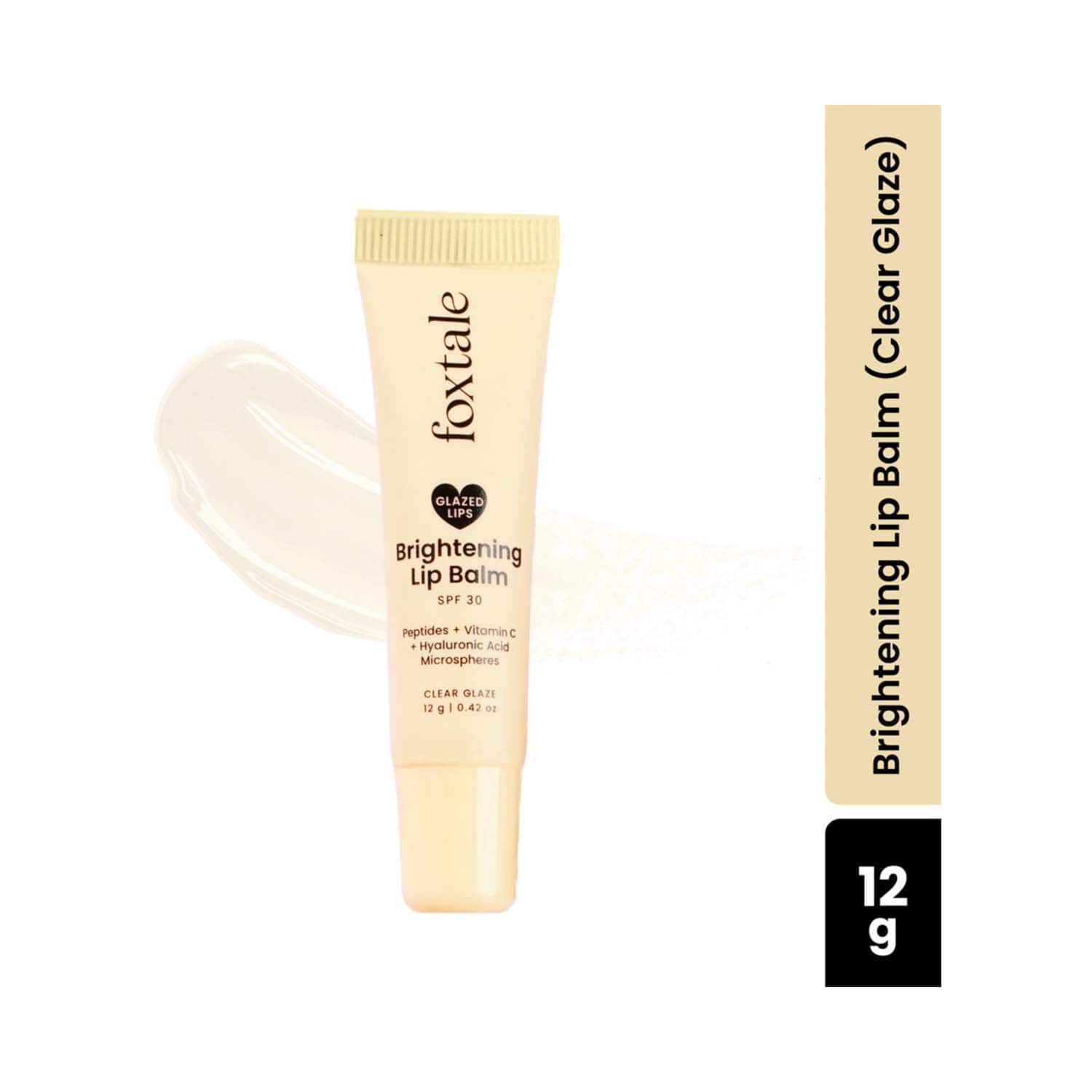 Foxtale | Foxtale Glazed Lips Brightening Lip Balm - Clear Glaze (12 g)