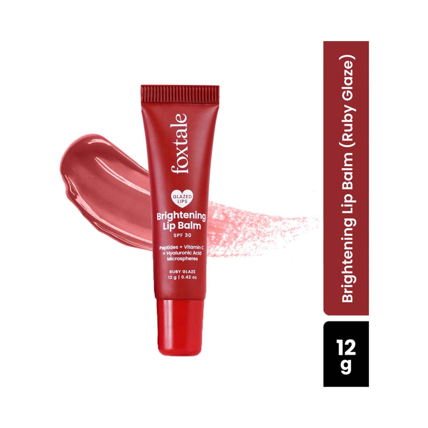 Foxtale | Foxtale Glazed Lips Brightening Lip Balm - Ruby Glaze (12 g)