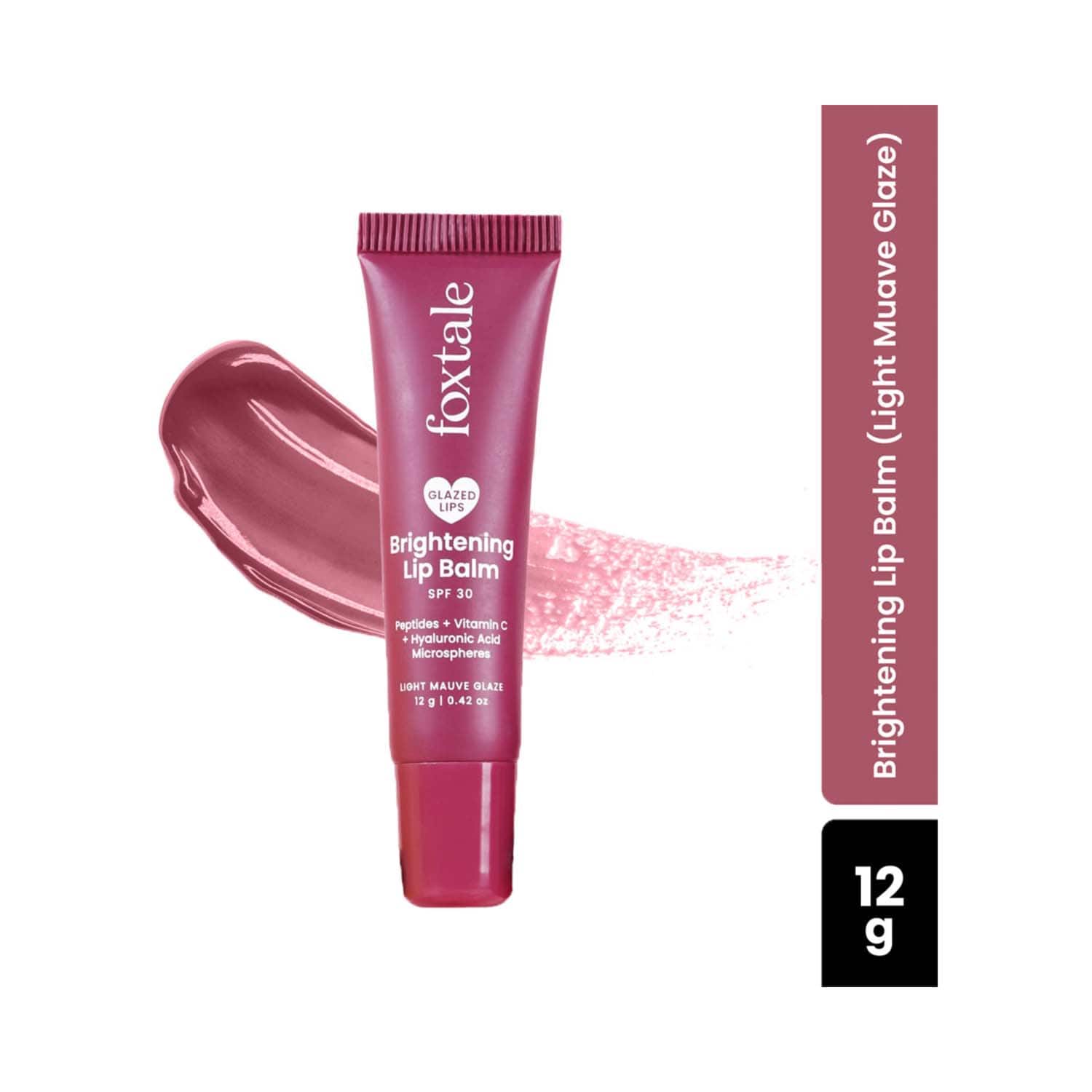 Foxtale | Foxtale Glazed Lips Brightening Lip Balm - Light Mauve Glaze (12 g)