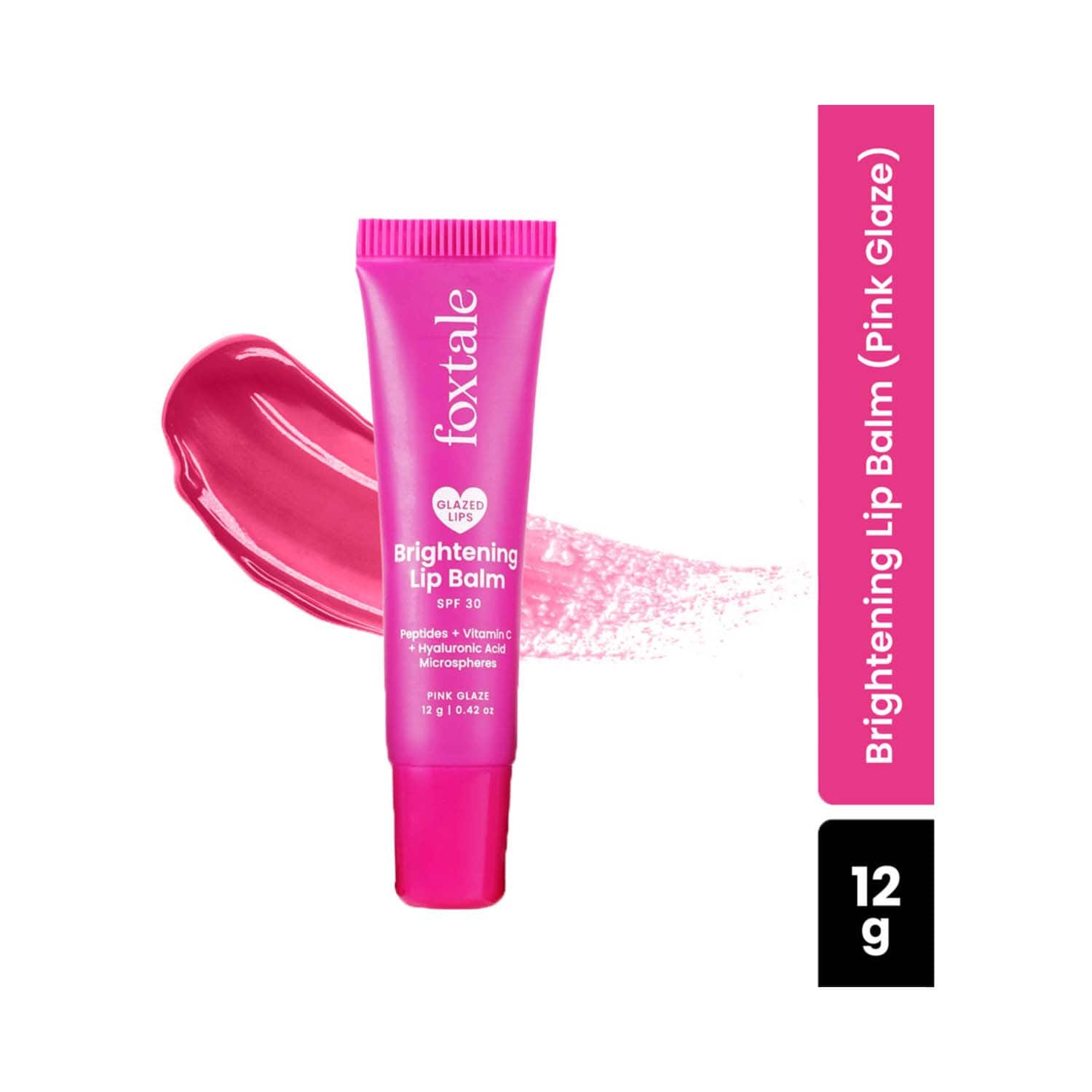 Foxtale | Foxtale Glazed Lips Brightening Lip Balm - Pink Glaze (12 g)