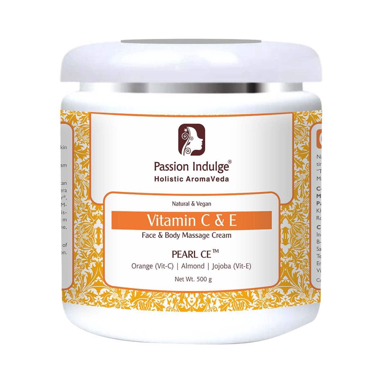 Passion Indulge | Passion Indulge Vitamin C & E Face and Body Massage Cream (500 g)