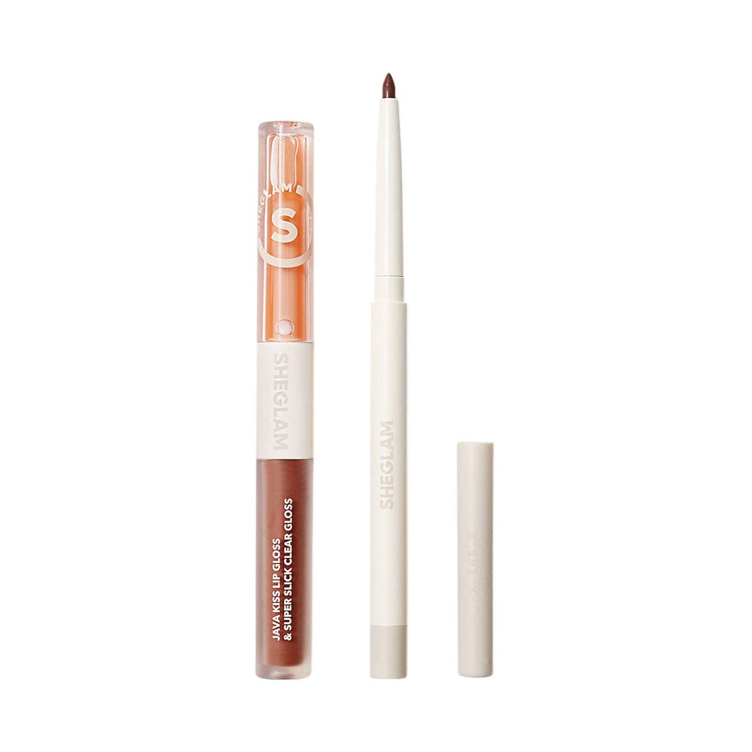 Sheglam | Sheglam Soft 90'S Glam Lip Liner and Lip Duo Set - Haute Cocoa (2 pcs)