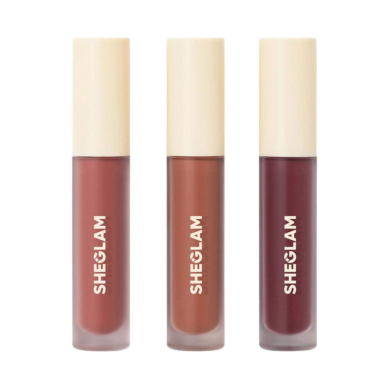 Sheglam | Sheglam Matte Allure Mini Liquid Lipstick Set - Feel Real (3 pcs)