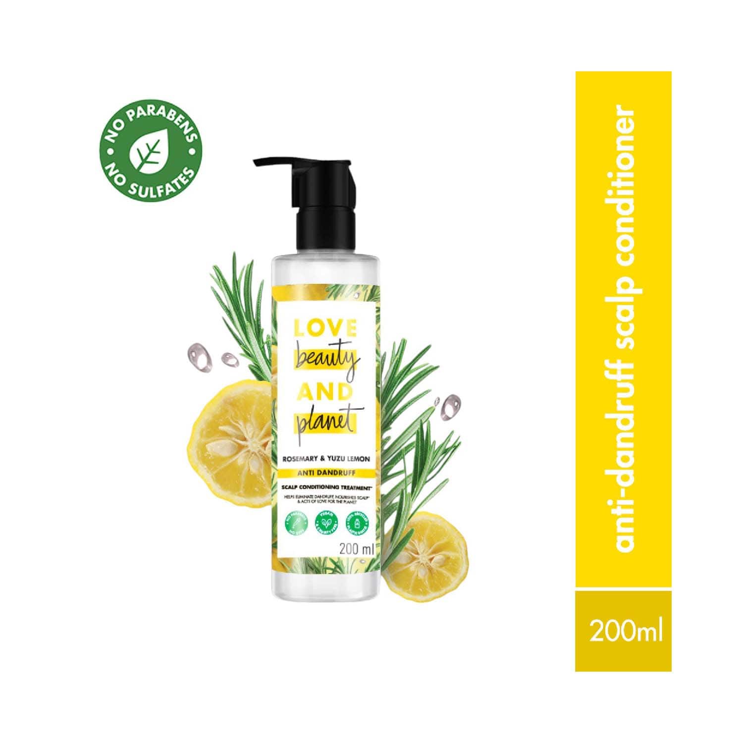 LOVE beauty AND planet | LOVE beauty AND planet Rosemary & Yuzu Lemon Anti Dandruff Scalp Conditioning Treatment (200 ml)