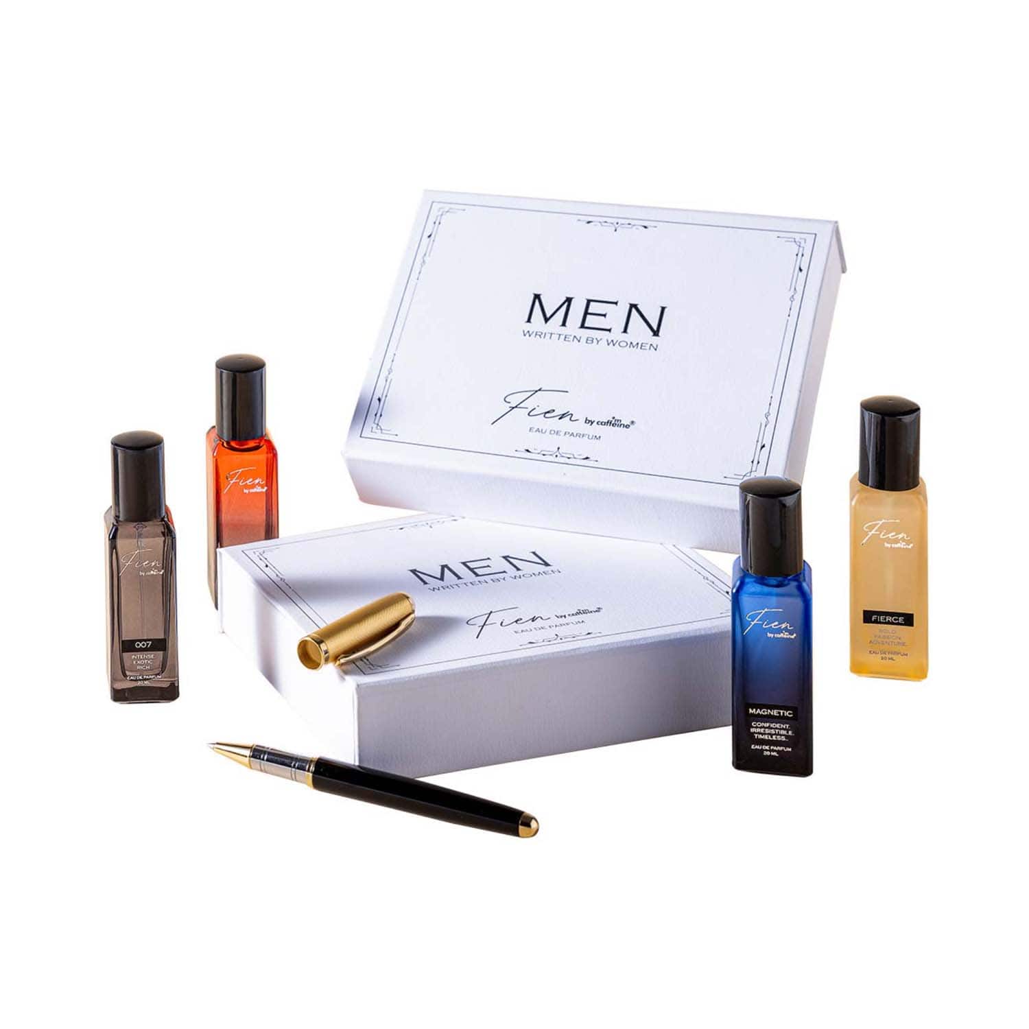 mCaffeine | mCaffeine Fien Men Written By Women Perfume Gift Set for Men