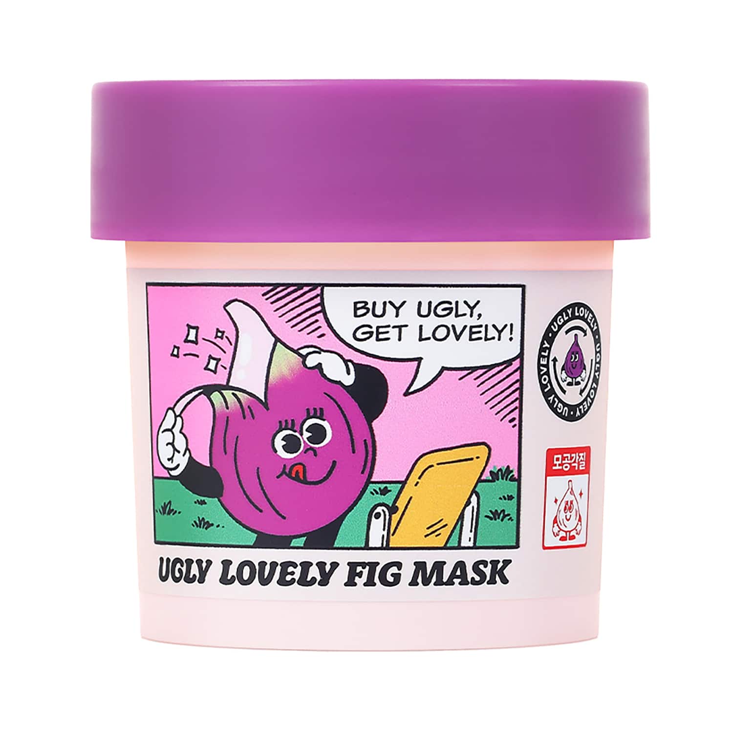 The Face Shop | The Face Shop Ugly Lovely Fig Wash Off Mask - Korean & Vegan Peptide Exfoliating Scrub (100ml)