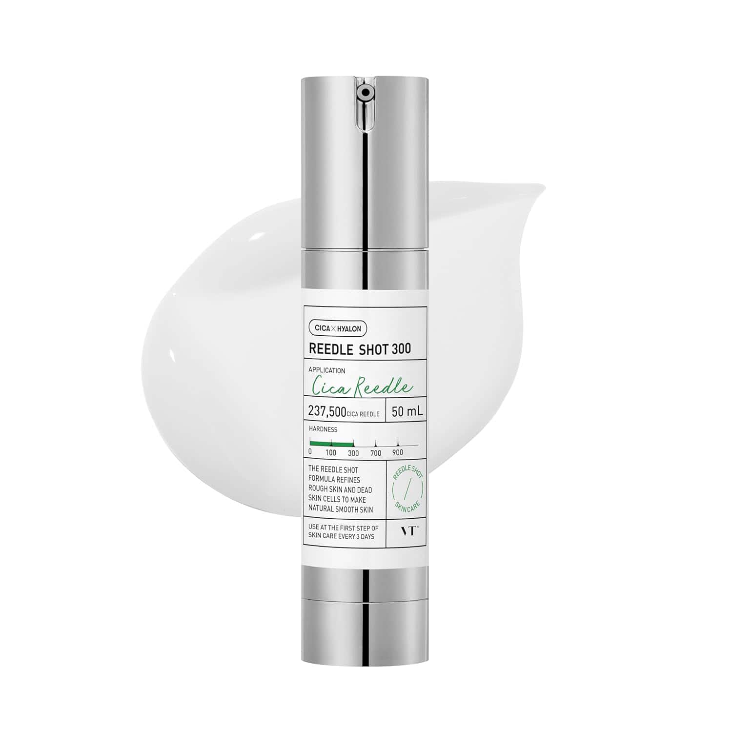 VT Cosmetics | VT COSMETICS CICA Reedle Shot 300 Essence, Ultimate Facial Essence, Instant Skin Care (50 ml)
