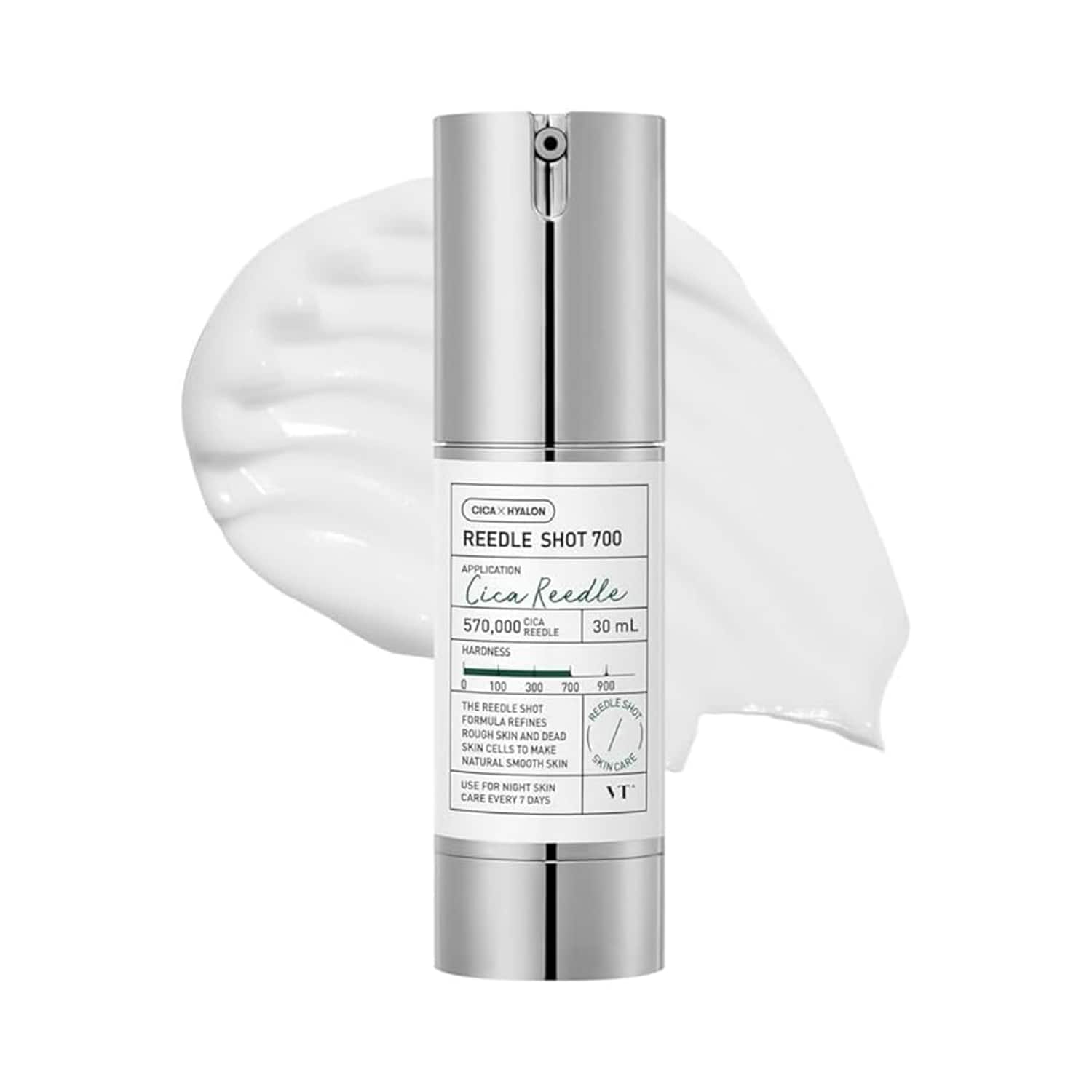 VT Cosmetics | VT COSMETICS CICA Reedle Shot 700 Essence, Intensive Face Essence, Hyaluronic Acid (30 ml)