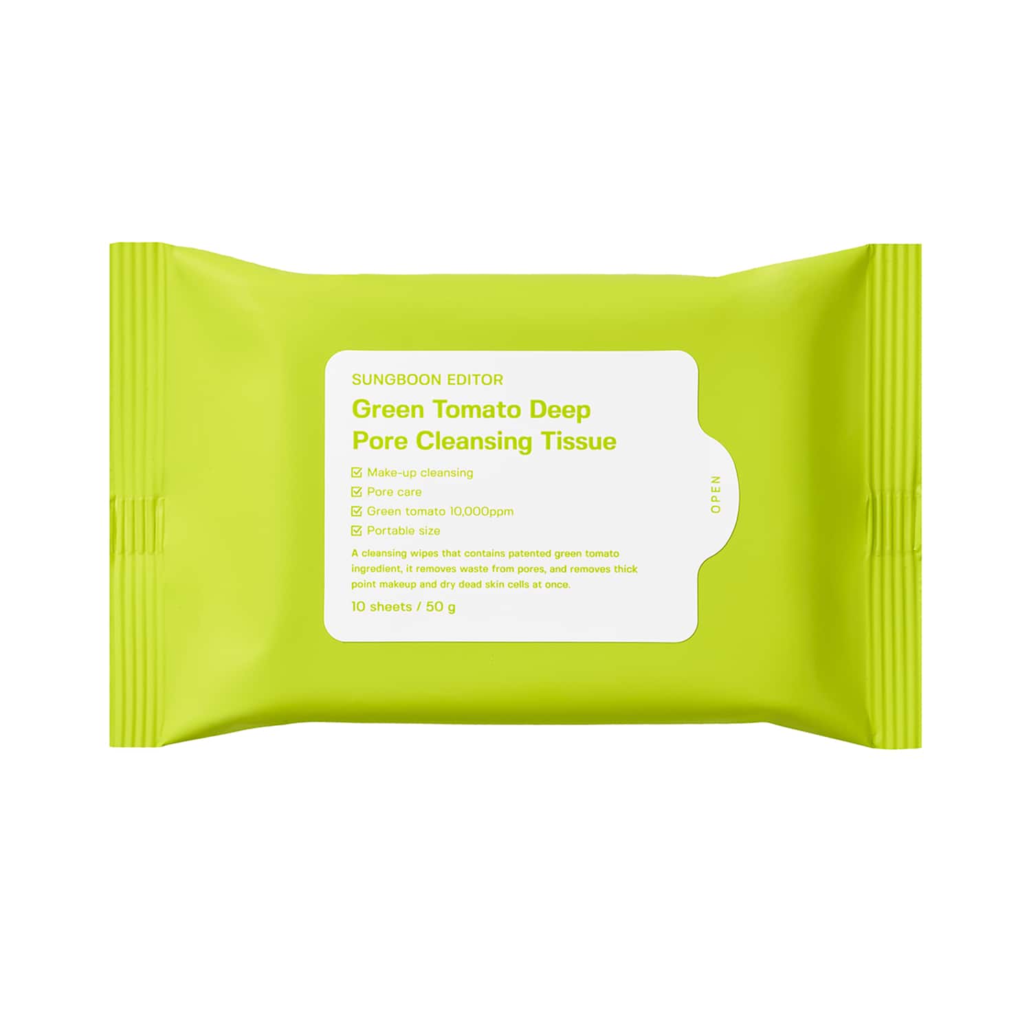 Sungboon Editor | Sungboon Editor Green Tomato Deep Pore Cleansing Tissue (50 g)