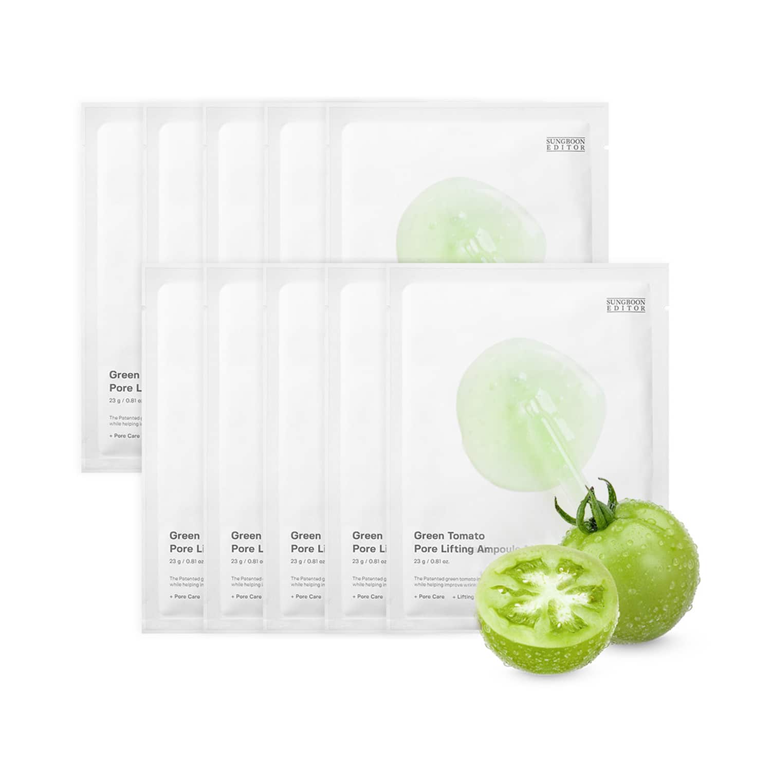 Sungboon Editor | Sungboon Editor Green Tomato Pore Lifting Ampoule Mask (23 g)